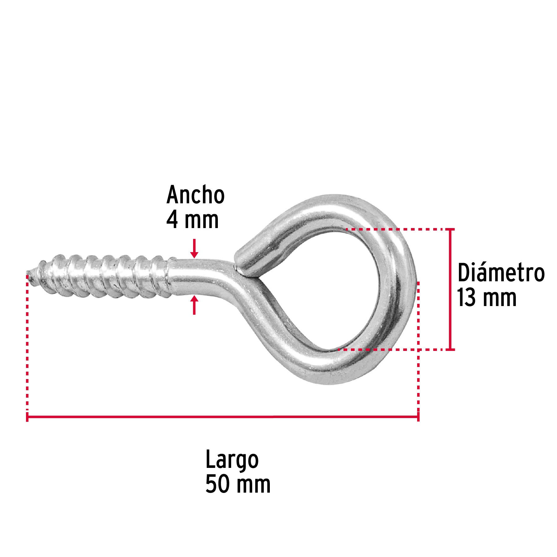 Bolsa con 144 armellas cerradas de 21 x 80, FIERO