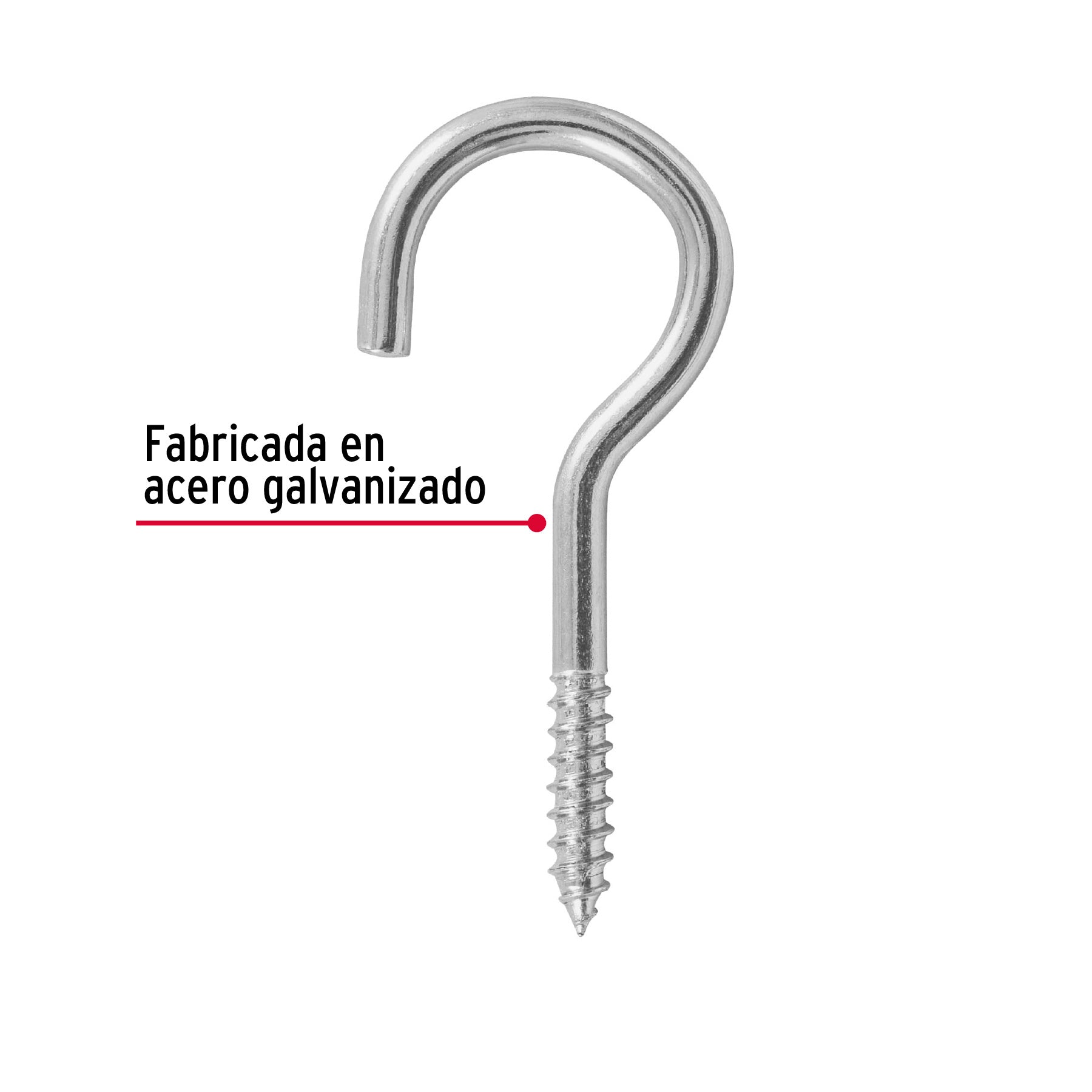 Blíster con 2 armellas abiertas de 23 x 110, FIERO