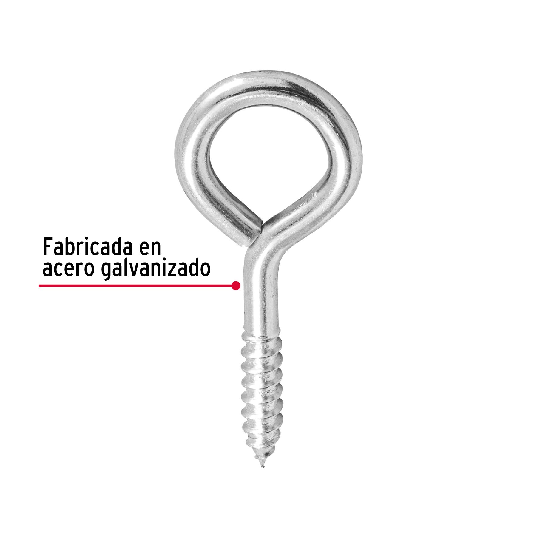 Blíster con 2 armellas cerradas de 23 x 110, FIERO