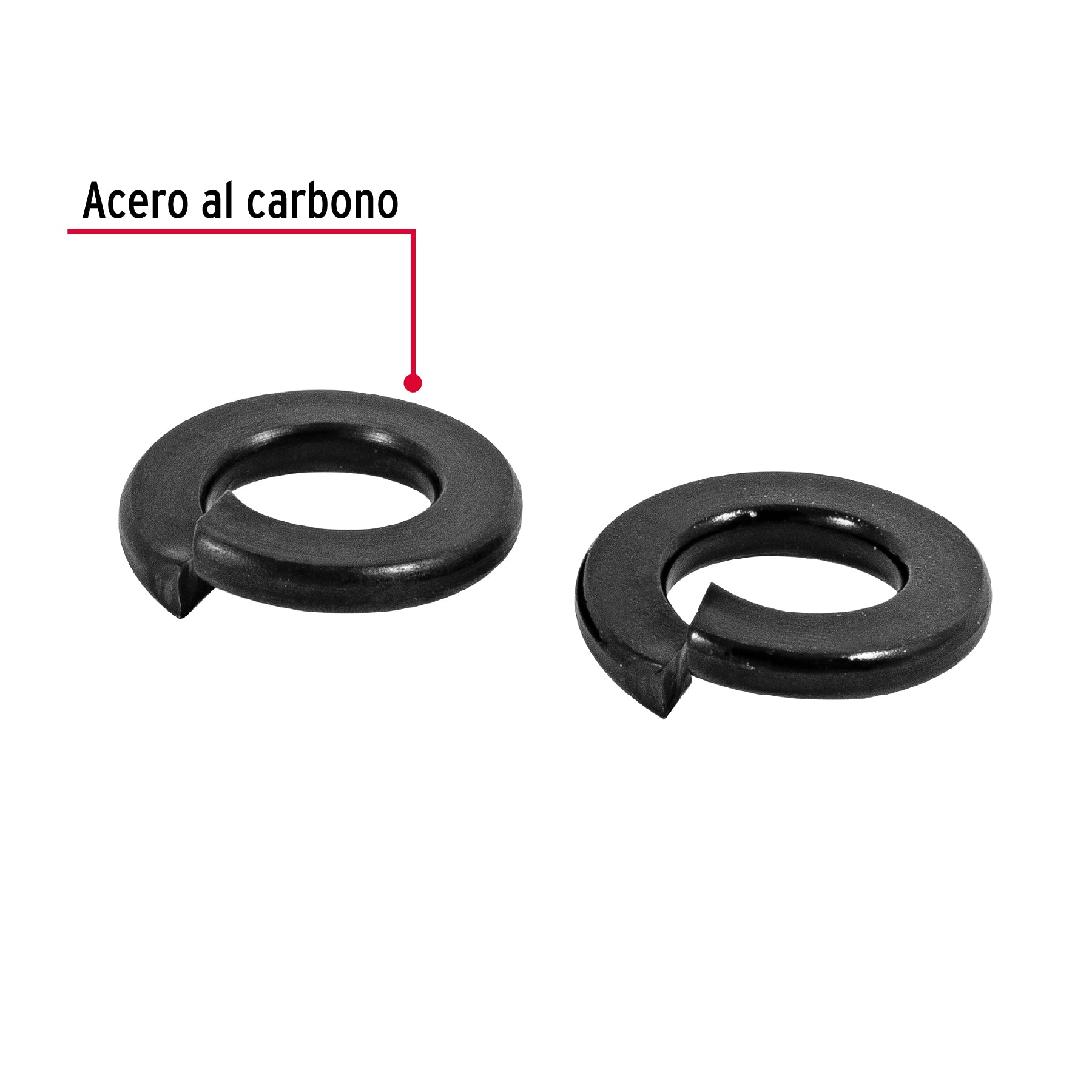 Bolsa con 200 arandelas de presión de 3/16", FIERO