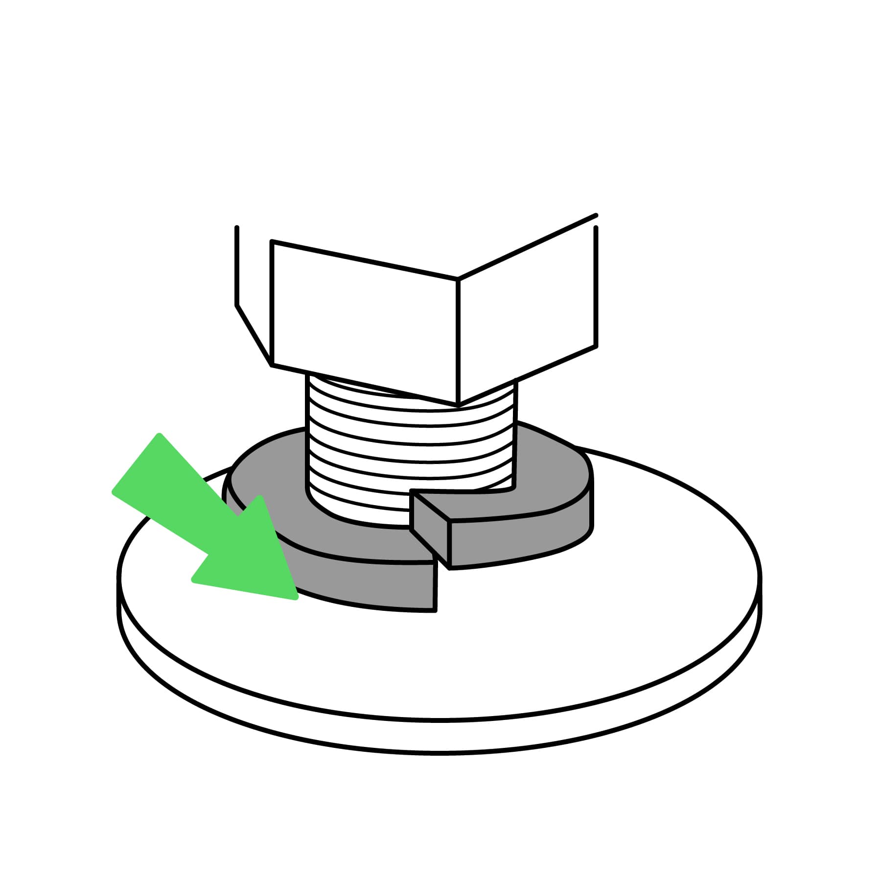 Bolsa con 100 arandelas de presión de 7/16", FIERO