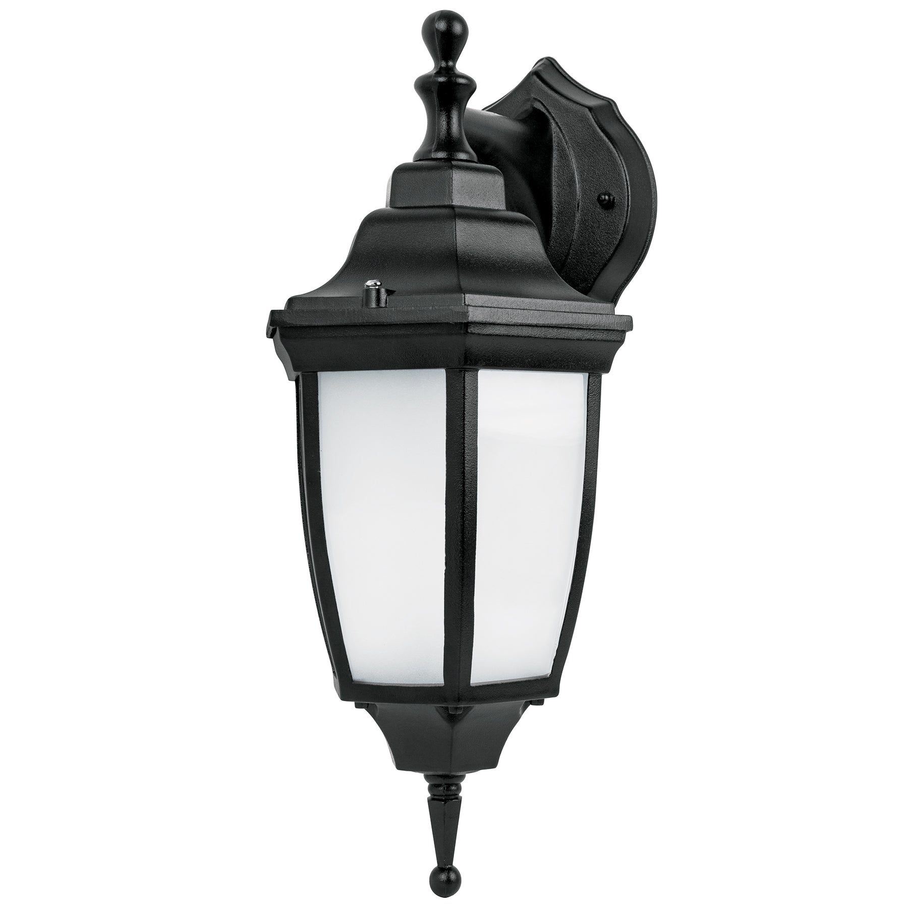 Arbotante de LED 8 W tipo farol suspendido negro, VOLTECK