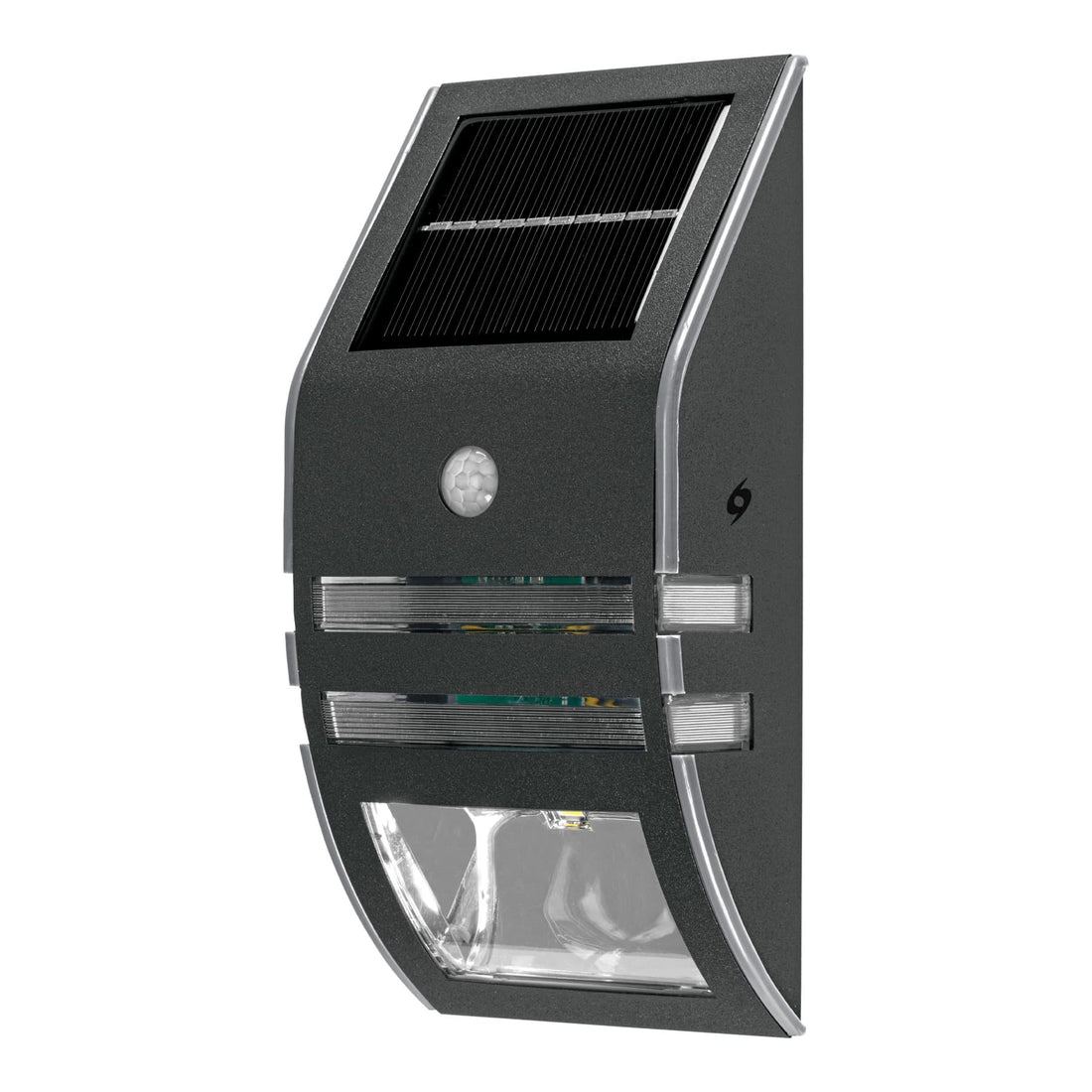Arbotante solar LED 0.3W 6500K con sensor de movimiento