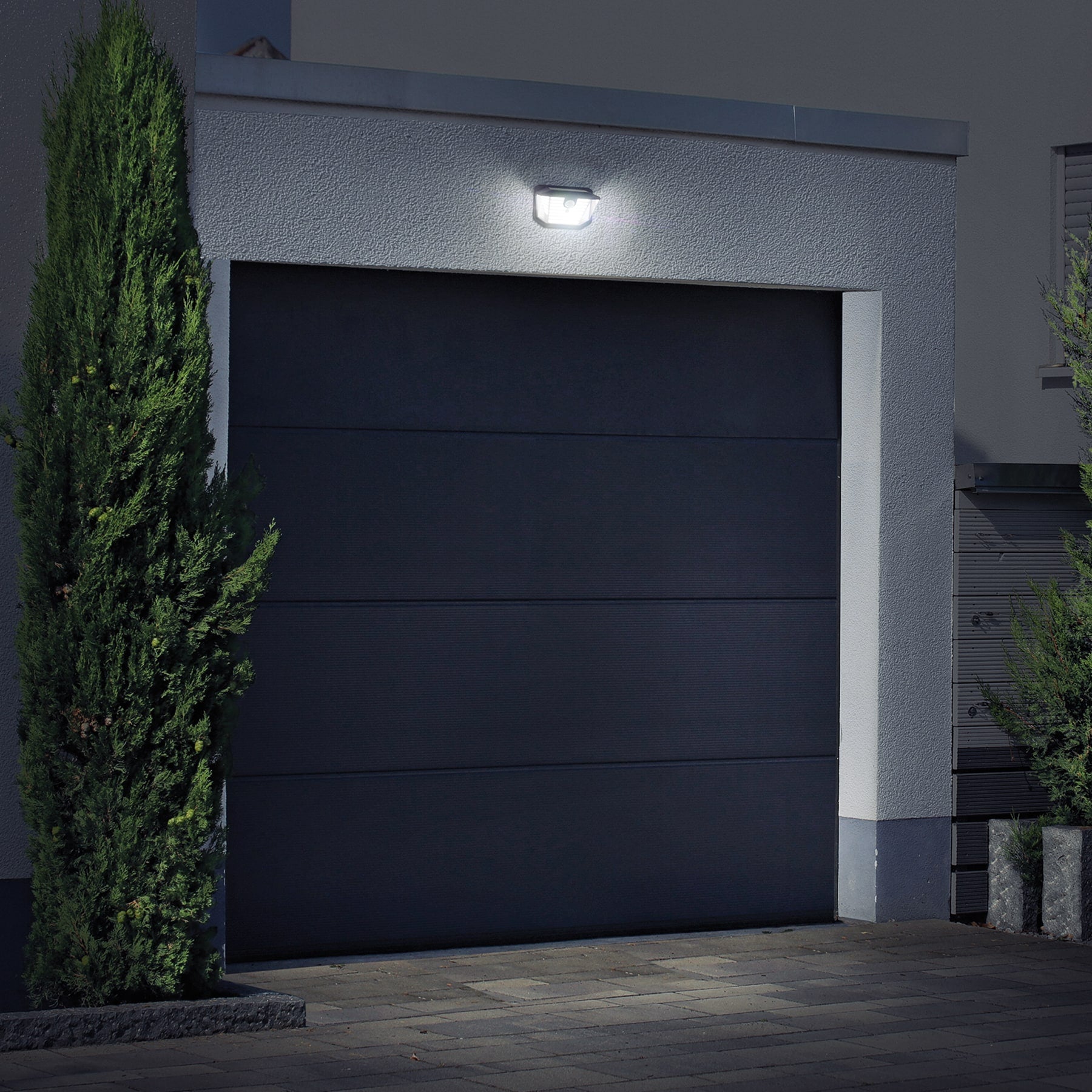 Luminario Solar LED 3W 6500K, sensor de movimiento, VOLTECK