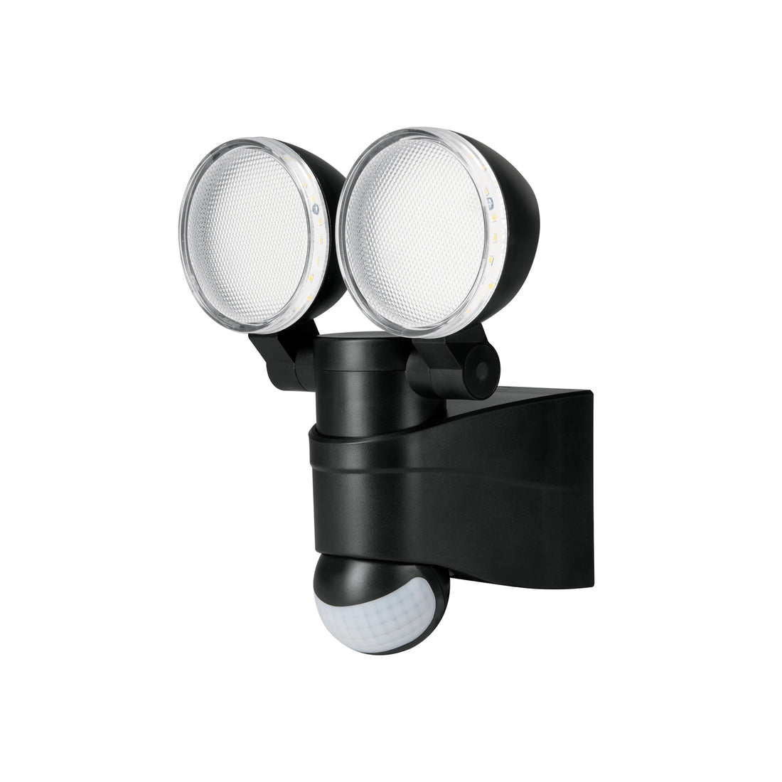 Arbotante LED 12W 4000K con sensor de movimiento, negro