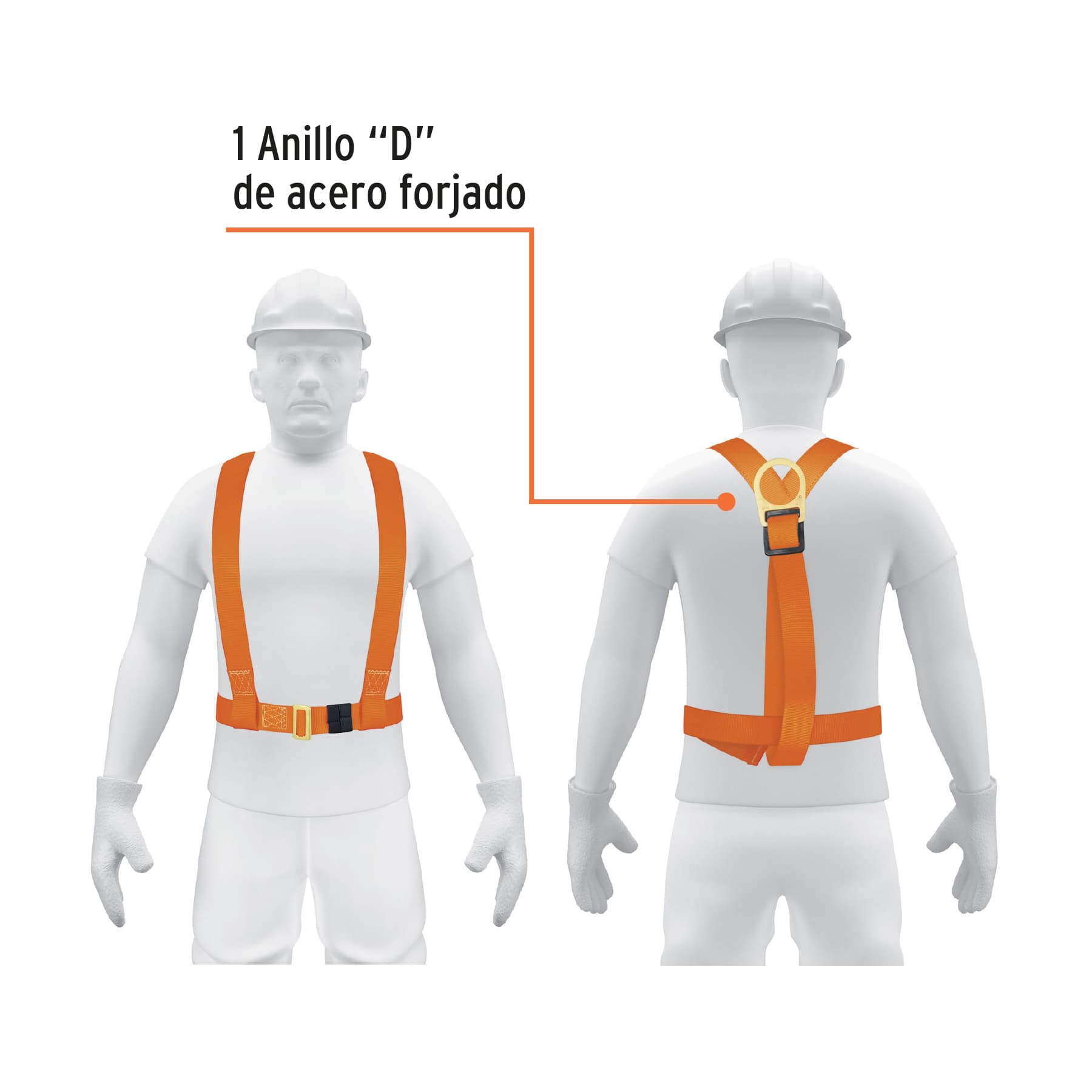 Arnés de pecho con 1 anillo, TRUPER