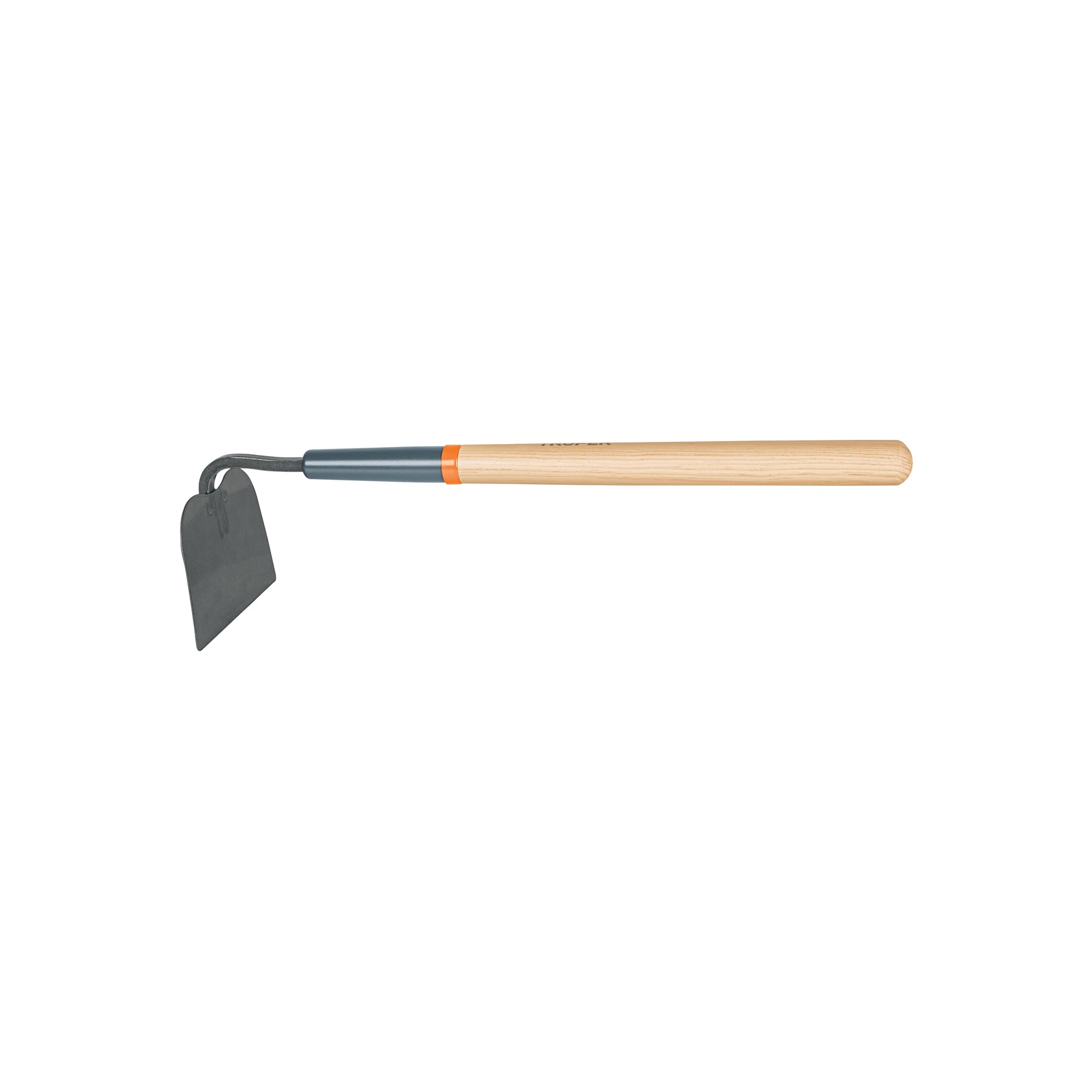 Azadón tomatero, mango corto de madera 18", TRUPER