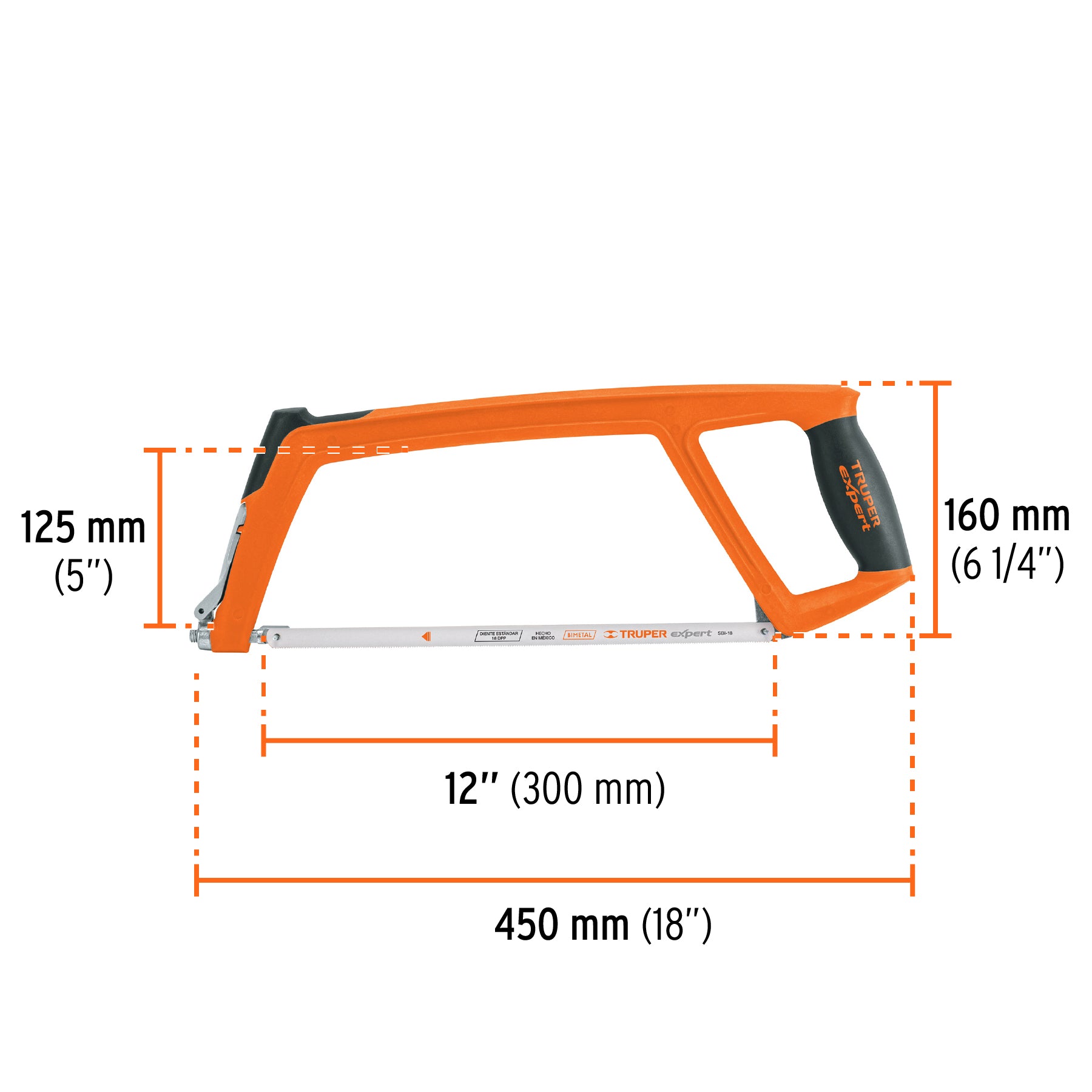 Arco 12" profesional extra pesado de 1 kg, TRUPER EXPERT