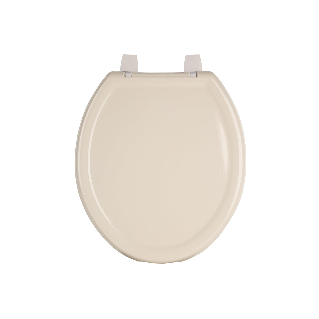 Asiento redondo ligero con tapa para WC, hueso, FOSET BASIC