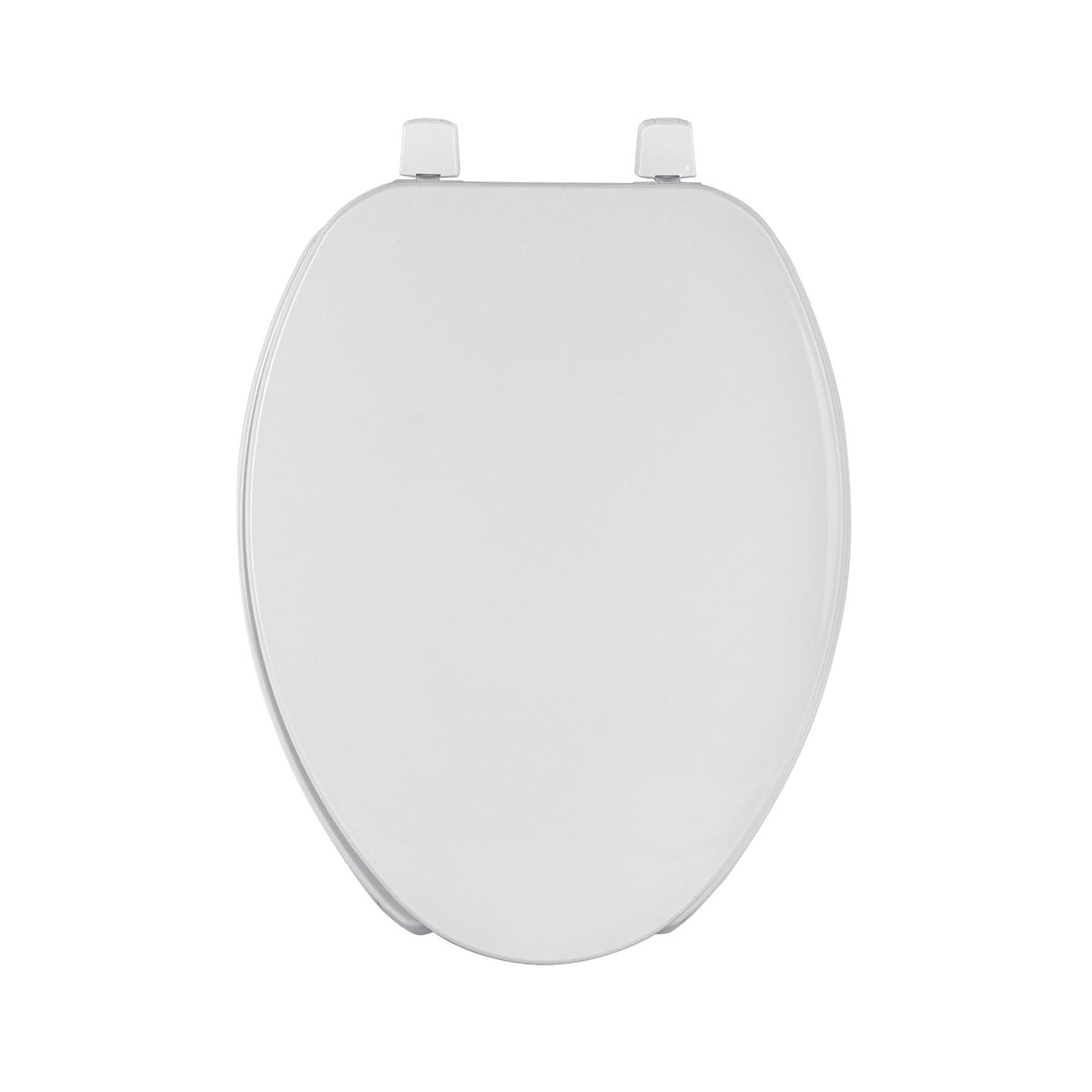 Asiento alargado ligero para WC, abierto, blanco, BASIC