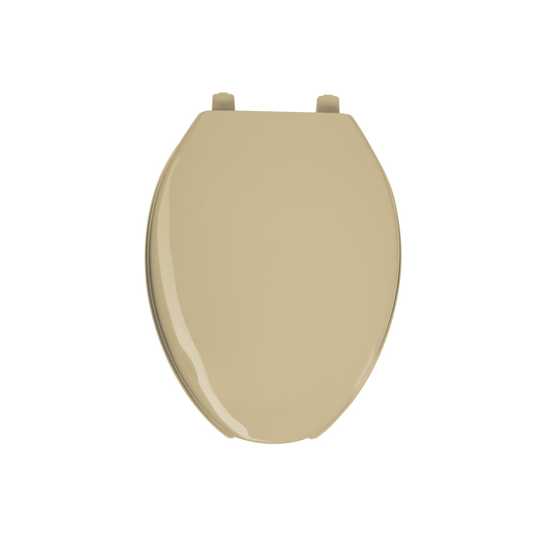 Asiento alargado con tapa para WC, abierto, beige, FOSET