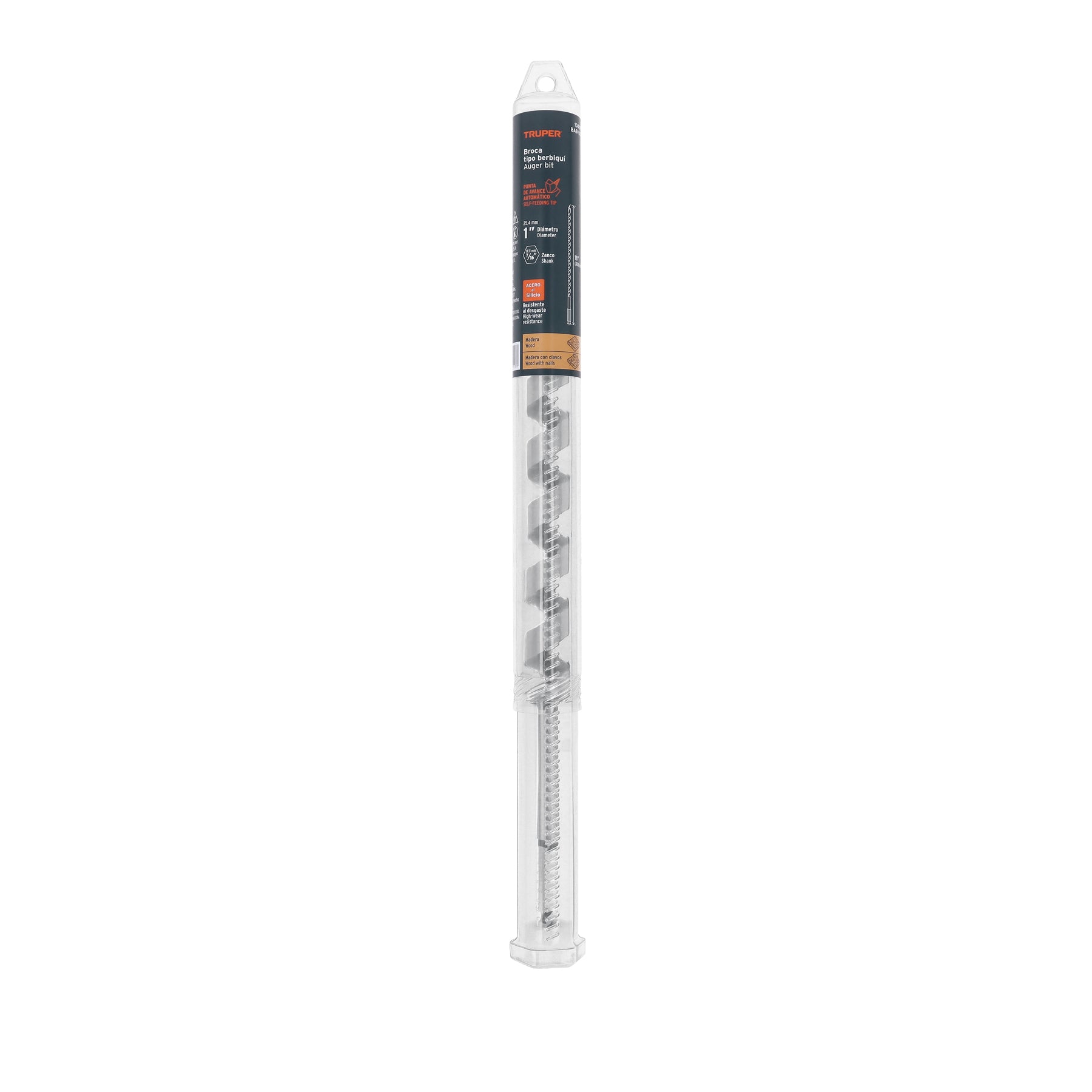 Broca auger tipo berbiquí 1" X 18", TRUPER