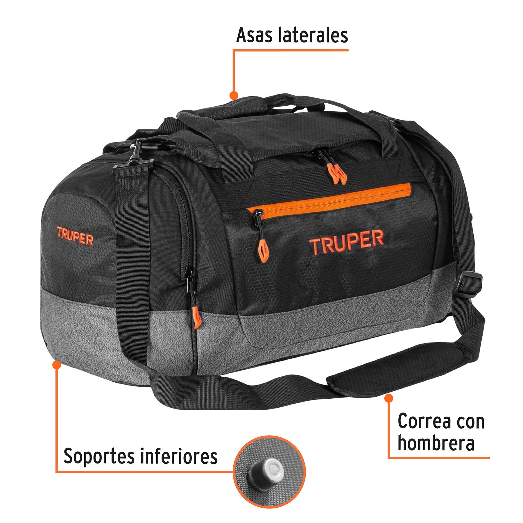 Maleta deportiva 55 cm, TRUPER