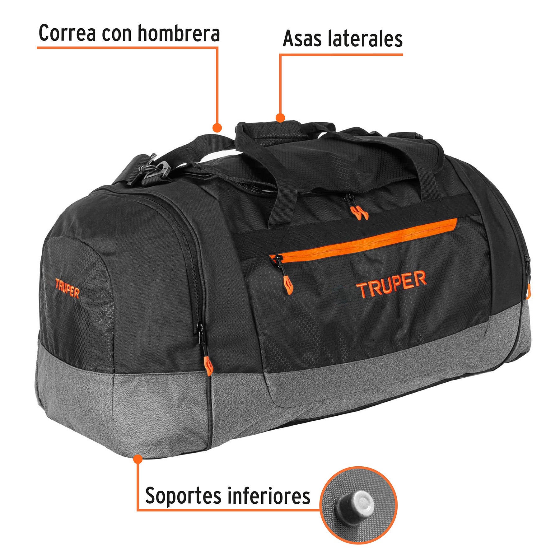 Maleta deportiva de 75 cm, TRUPER