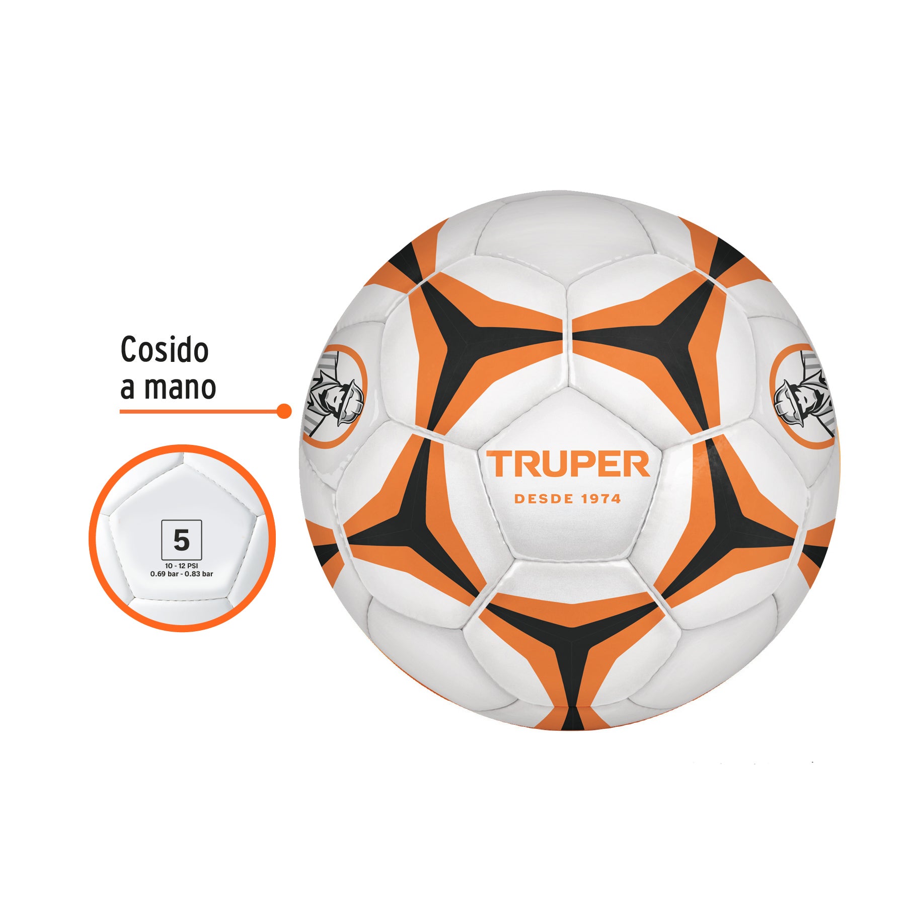 Balón de fútbol, No. 5, TRUPER