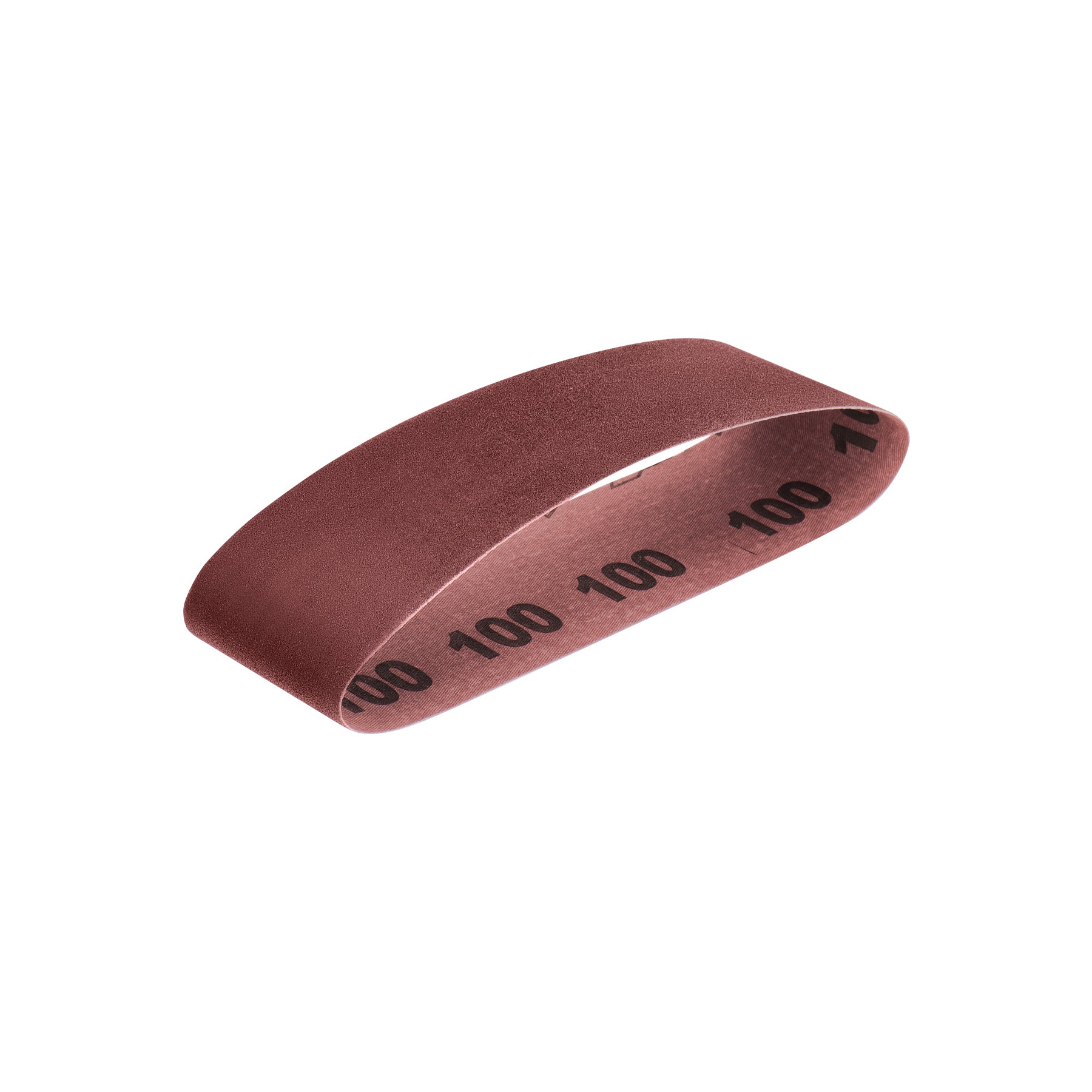 1 banda de lija 3 x 21" óxido de aluminio grano 100, 5 pzs