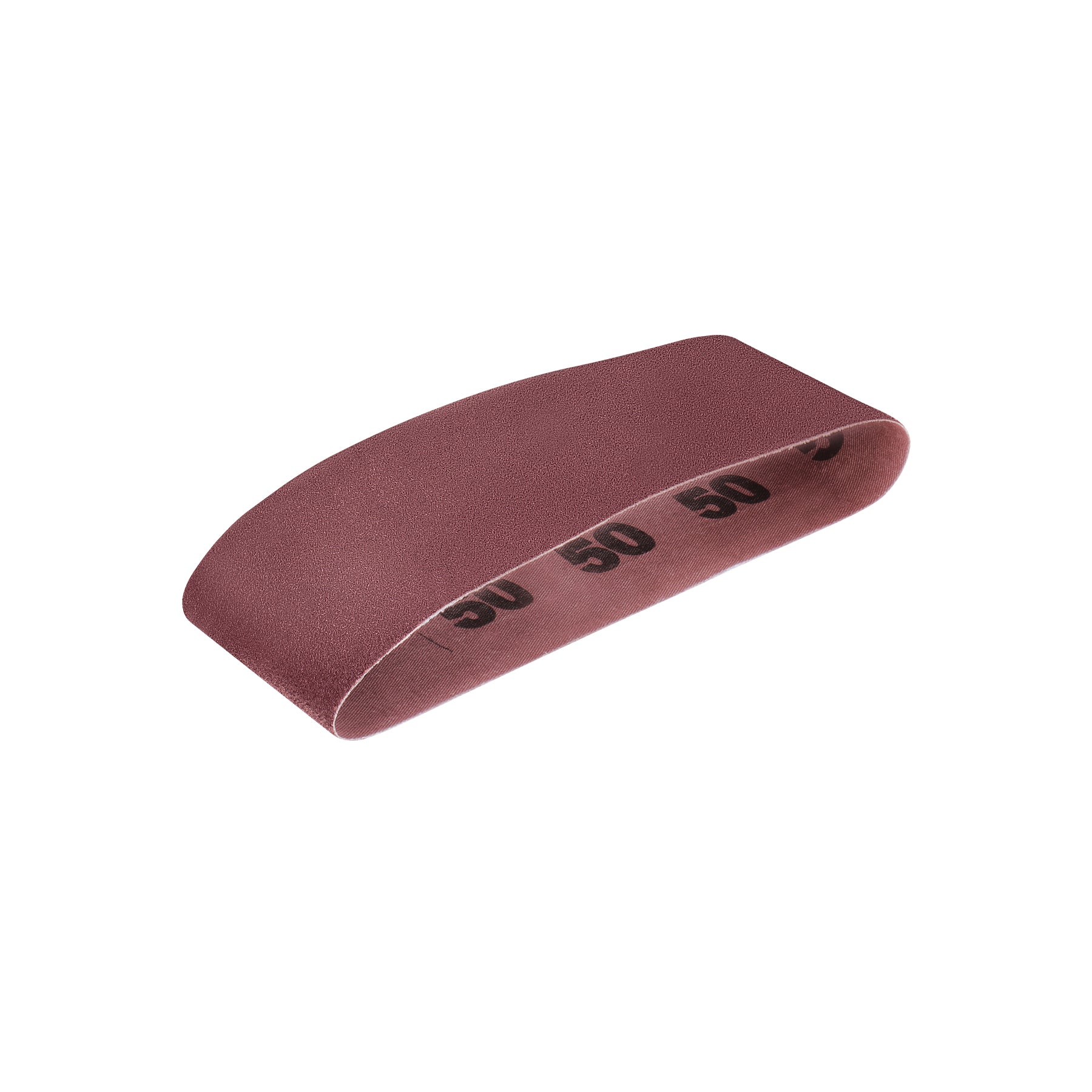 1 banda de lija 3 x 21" óxido de aluminio grano 50, 5 pzs