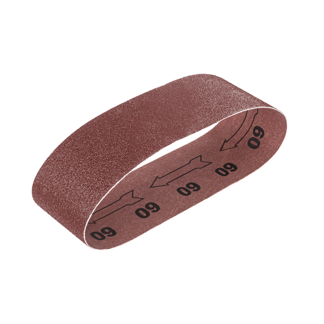 1 banda de lija 3 x 21" óxido de aluminio grano 60, 5 pzs