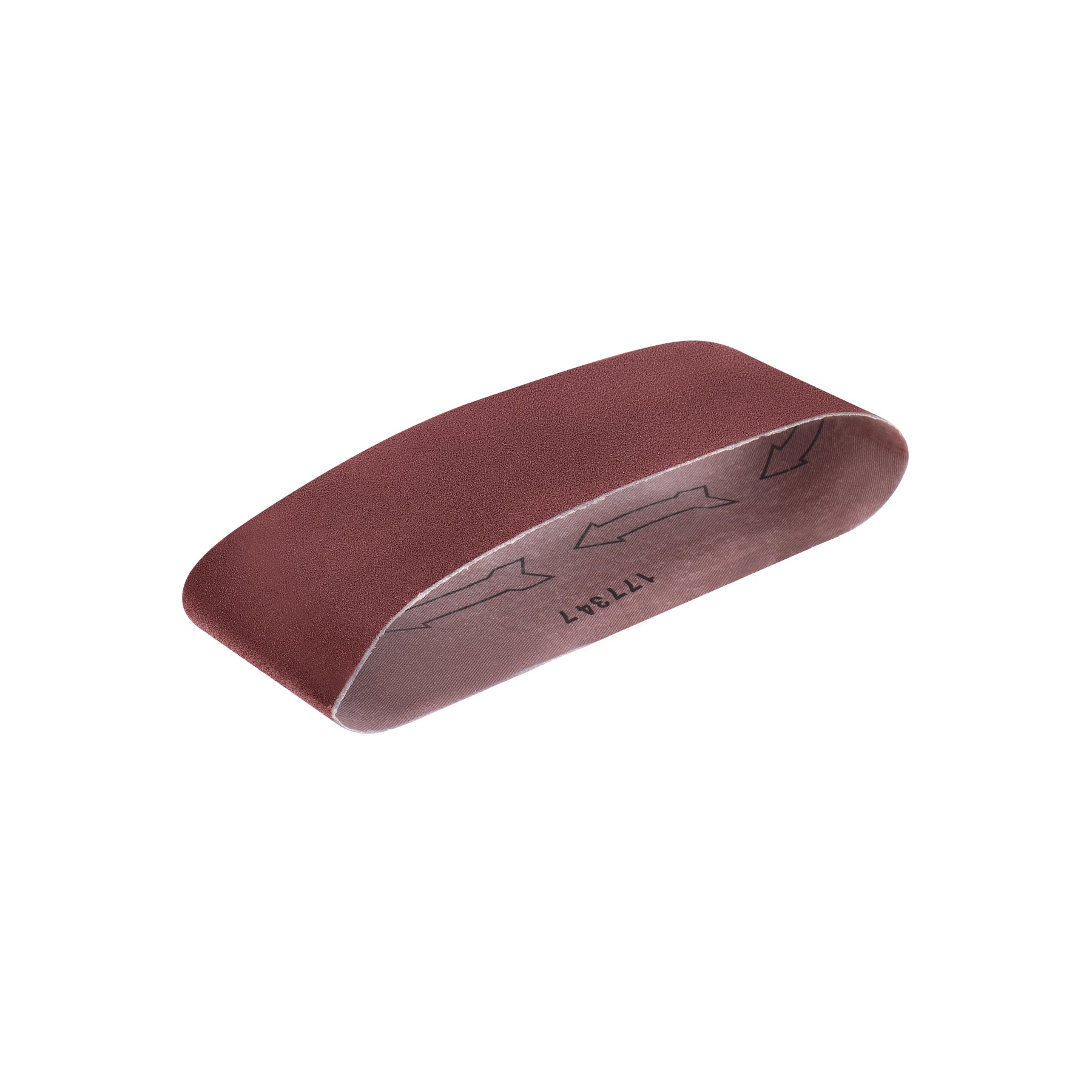 1 banda de lija 3 x 21" óxido de aluminio grano 80, 5 pzs