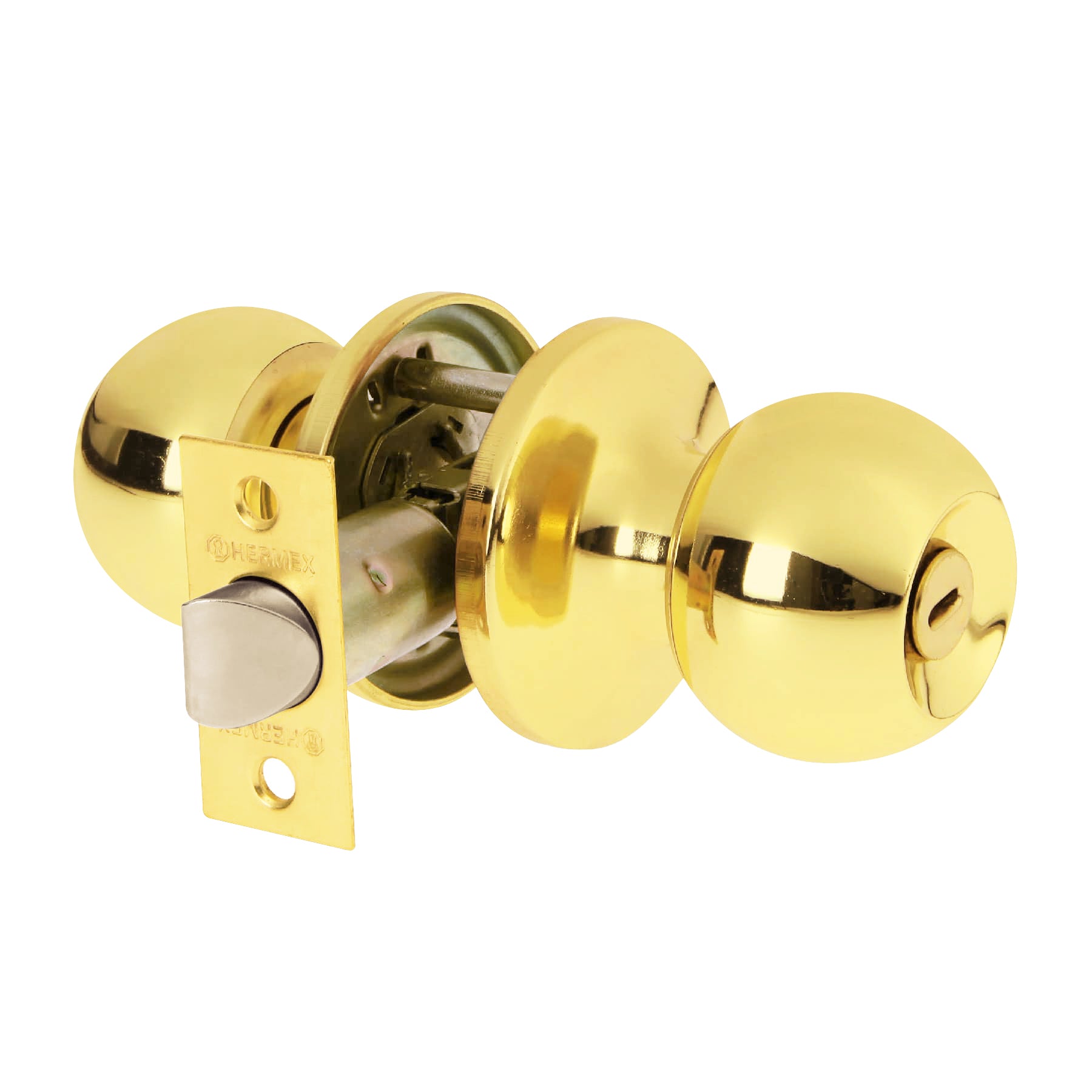Cerradura tipo esfera, tubular, baño, brillante, BASIC