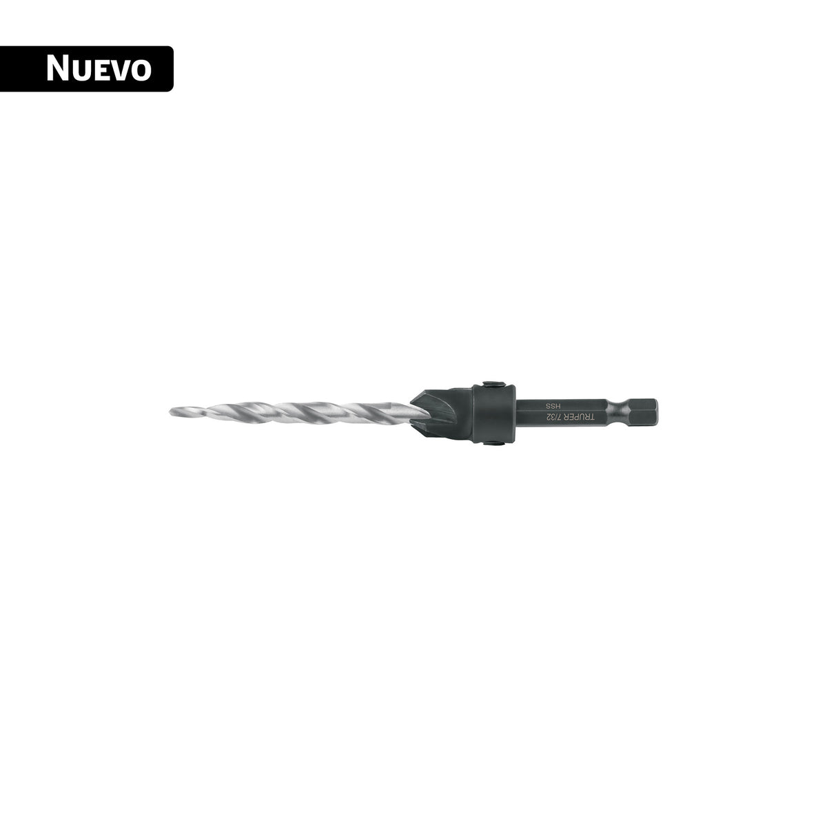 Broca avellanadora 12 para madera, 7/32", TRUPER