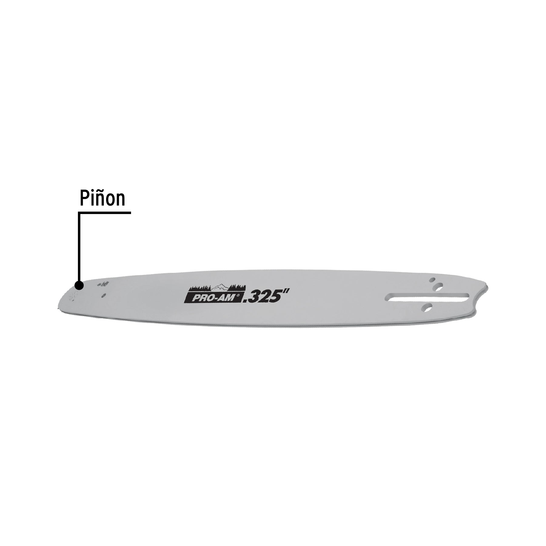 Barra de repuesto 20" p/motosierra a gasolina 45/52/60cc