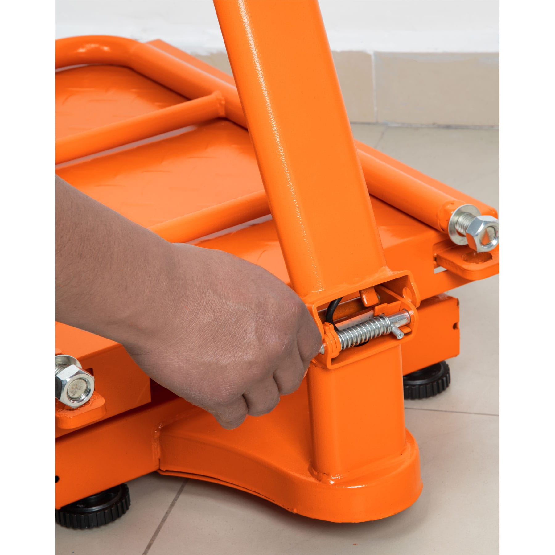 Báscula electrónica de plataforma, plegable, 200 kg, TRUPER