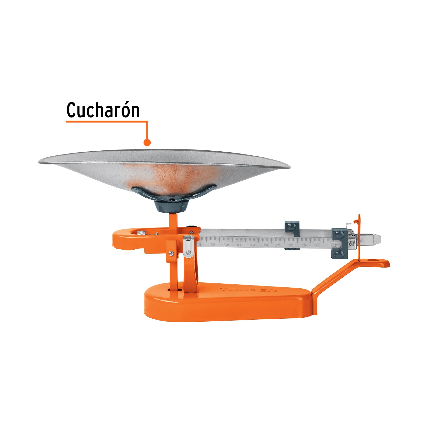 Báscula capacidad 2 kg mecánica con cucharón, TRUPER