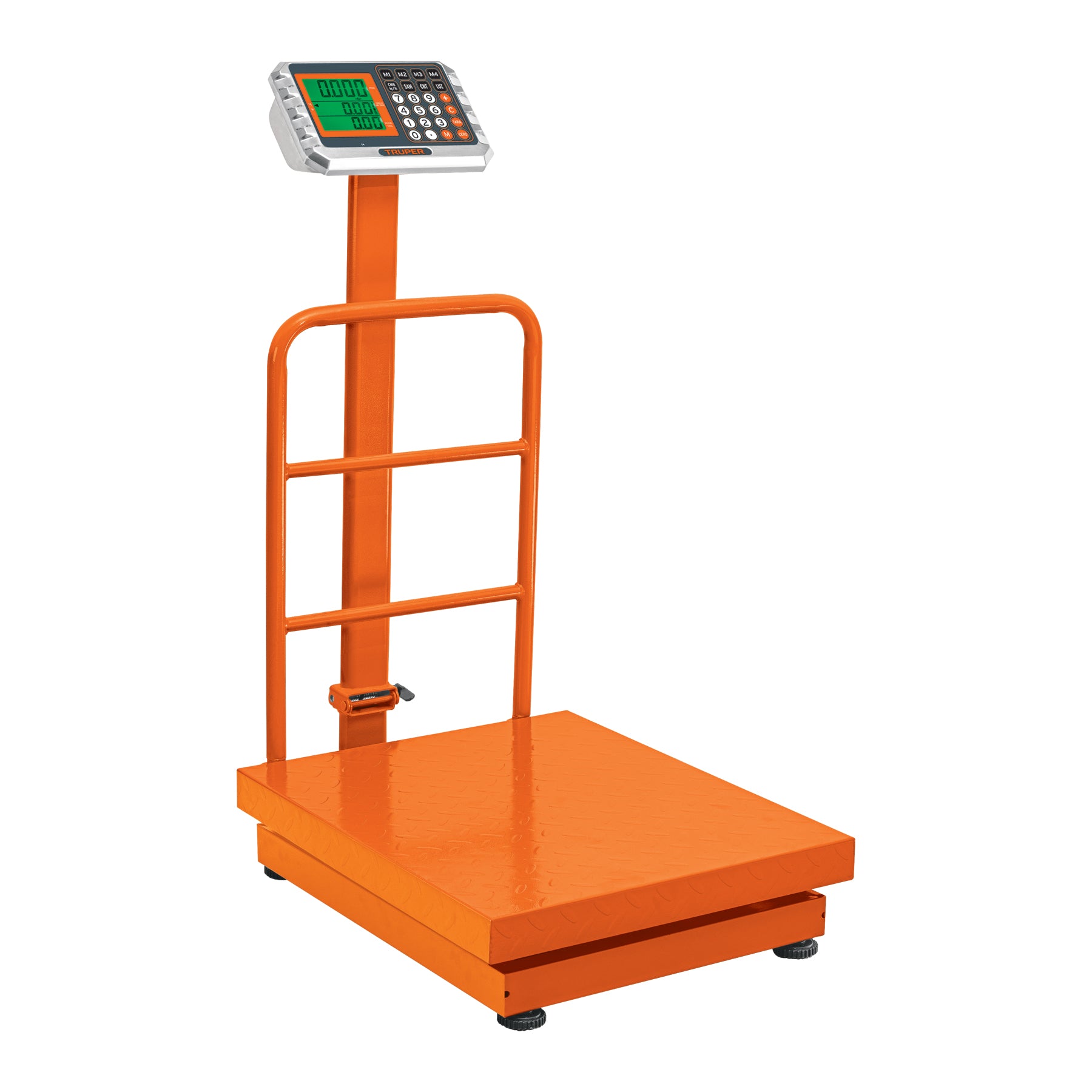 Báscula electrónica de plataforma, plegable,500 kg, TRUPER
