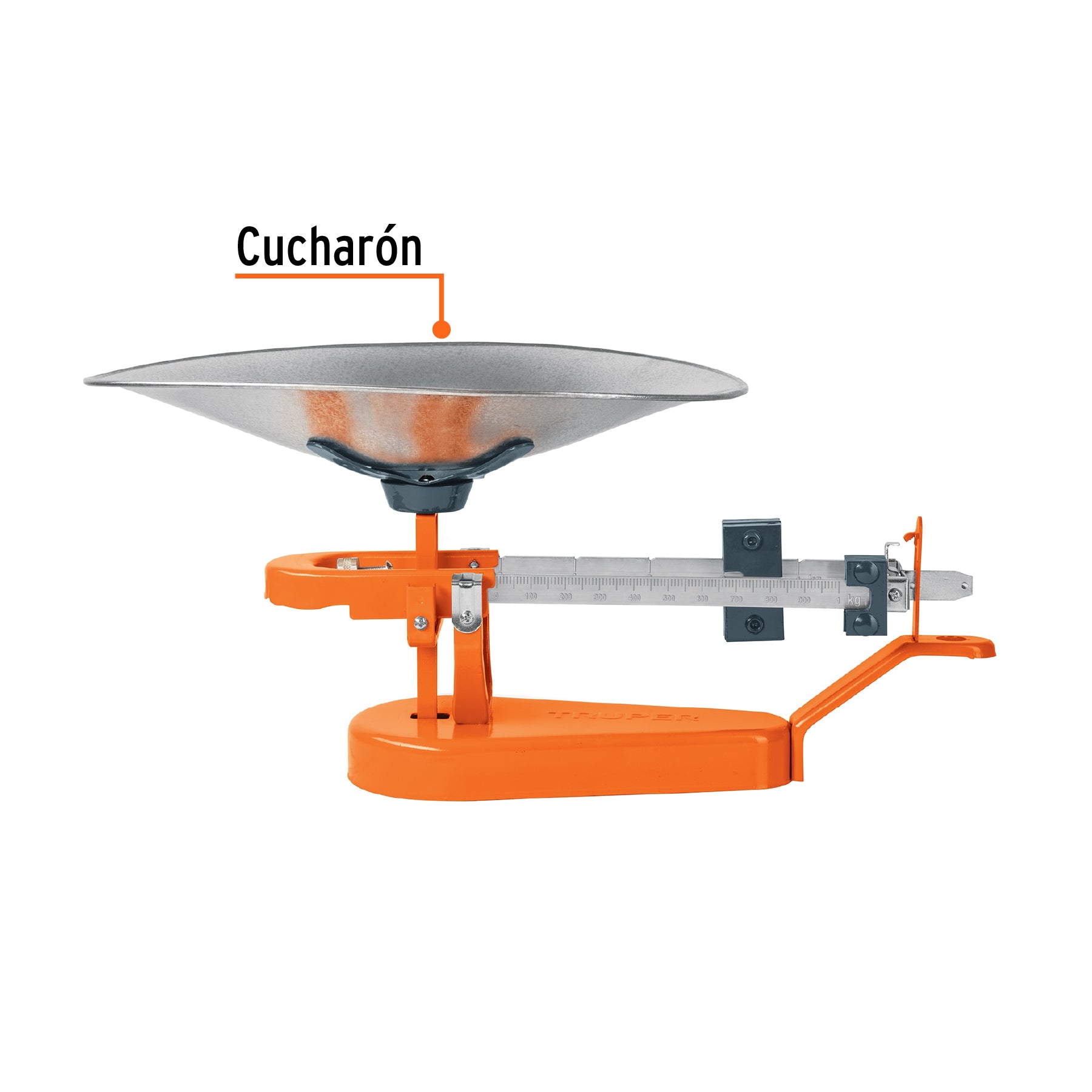 Báscula capacidad 5 kg mecánica con cucharón, TRUPER