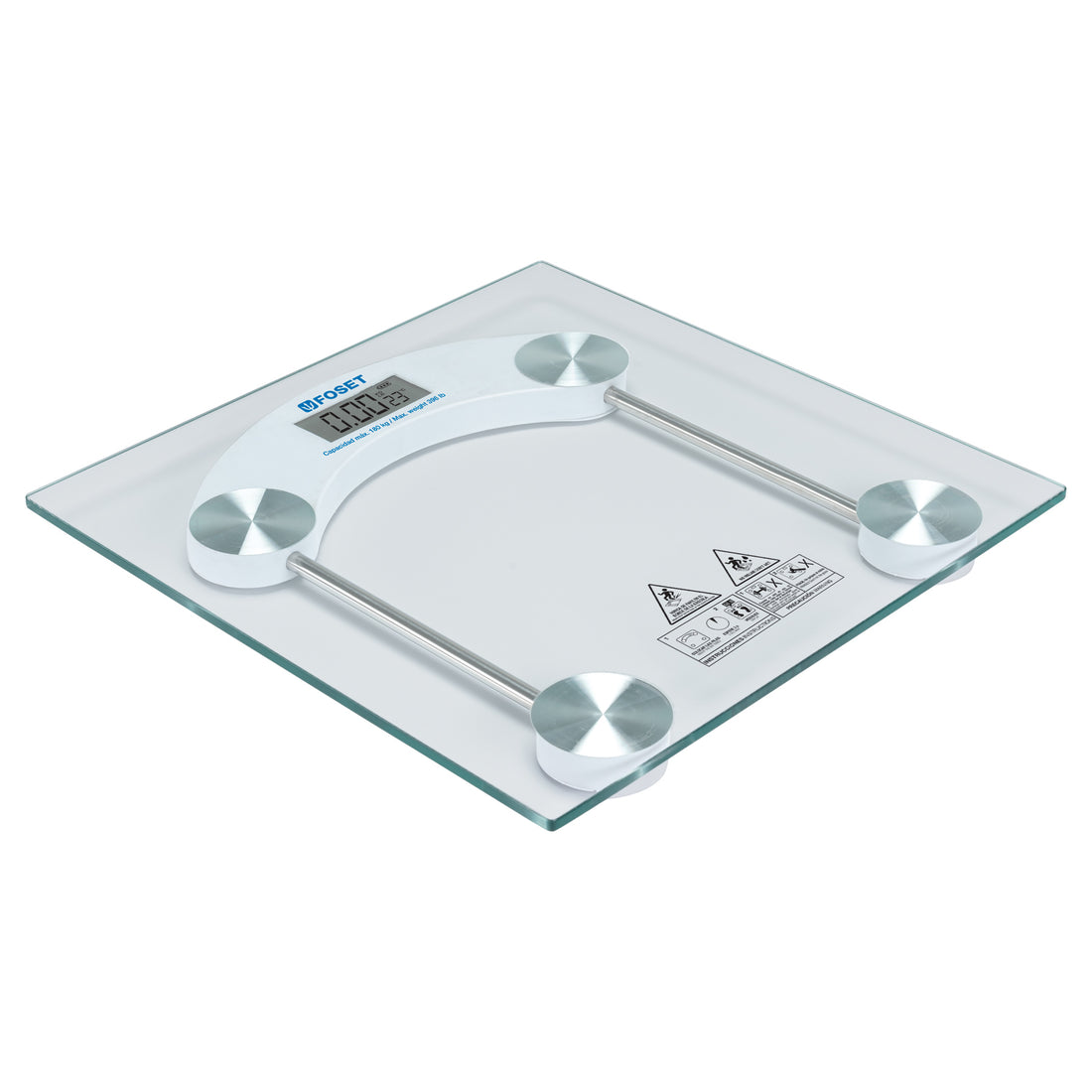 Báscula digital 180kg para baño, FOSET