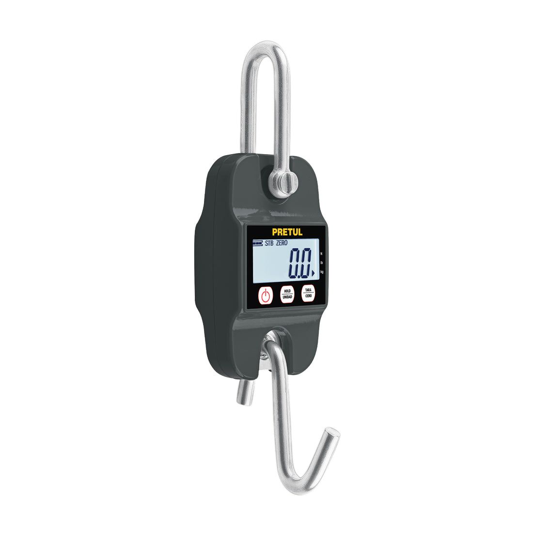 Báscula electrónica colgante, 300 kg, de pilas, PRETUL