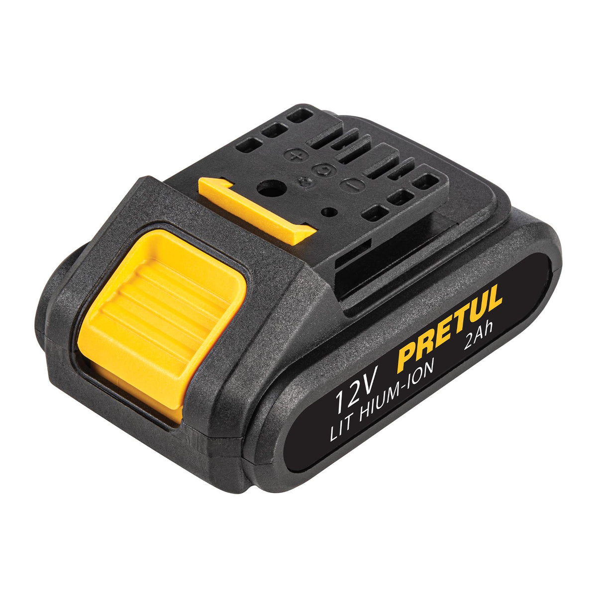 Batería ion litio, 12V, 2 Ah, para taladro TALI-12P2, PRETUL