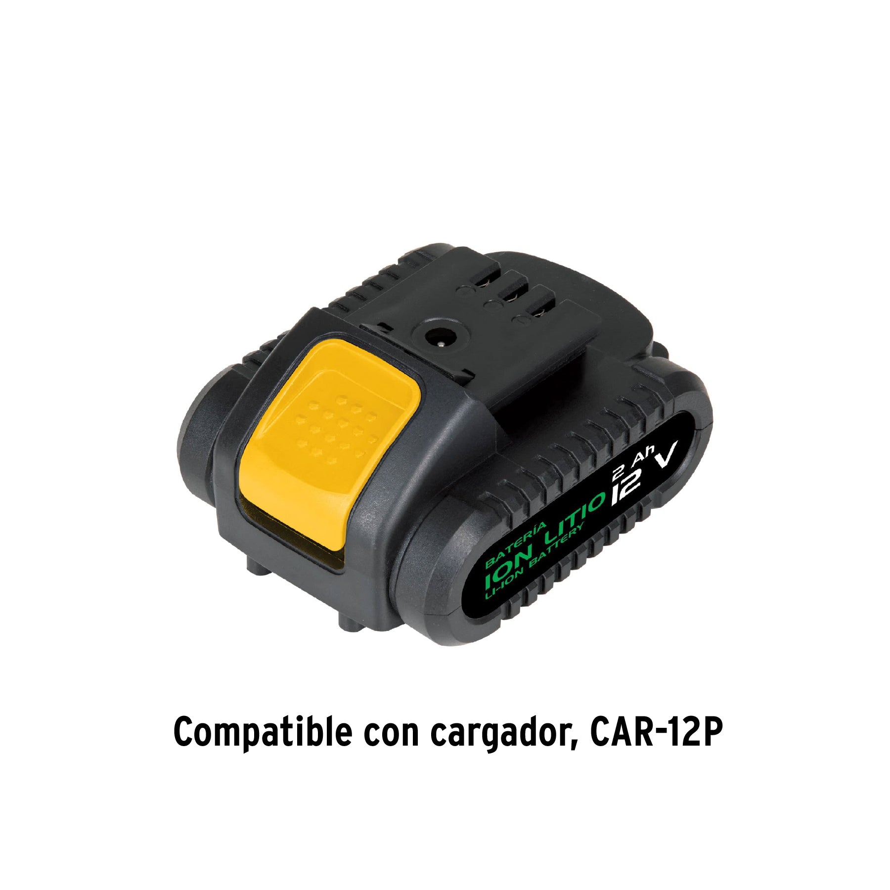 Batería ion litio, 12V, 2 Ah, PRETUL