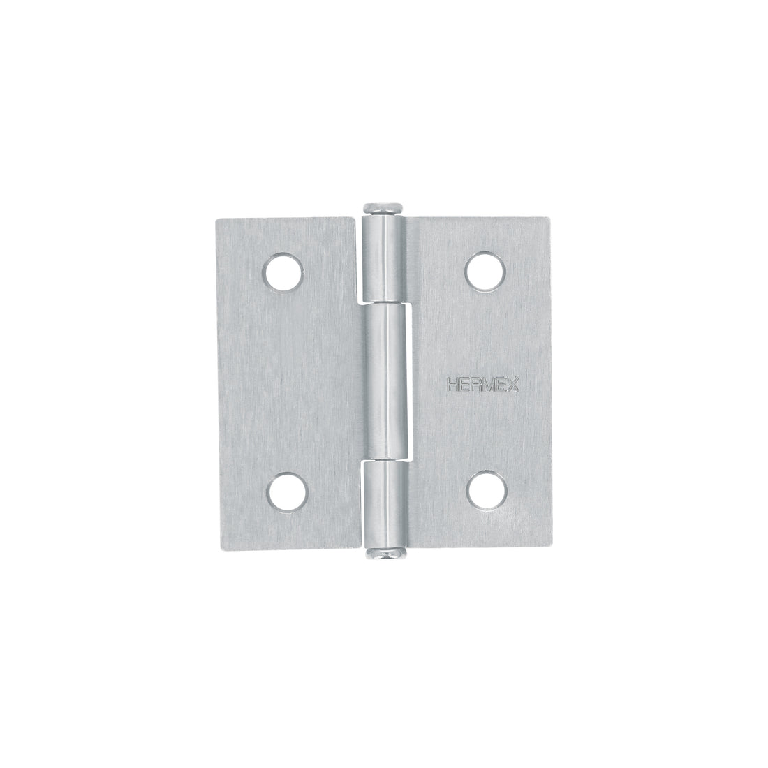 Bisagra cuadrada 2", satinado, cabeza plana, HERMEX