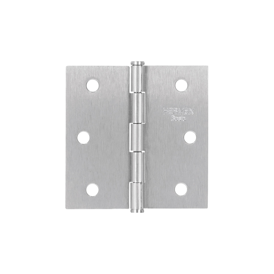 Bisagra cuadrada 2-1/2", satinado, cabeza plana, BASIC