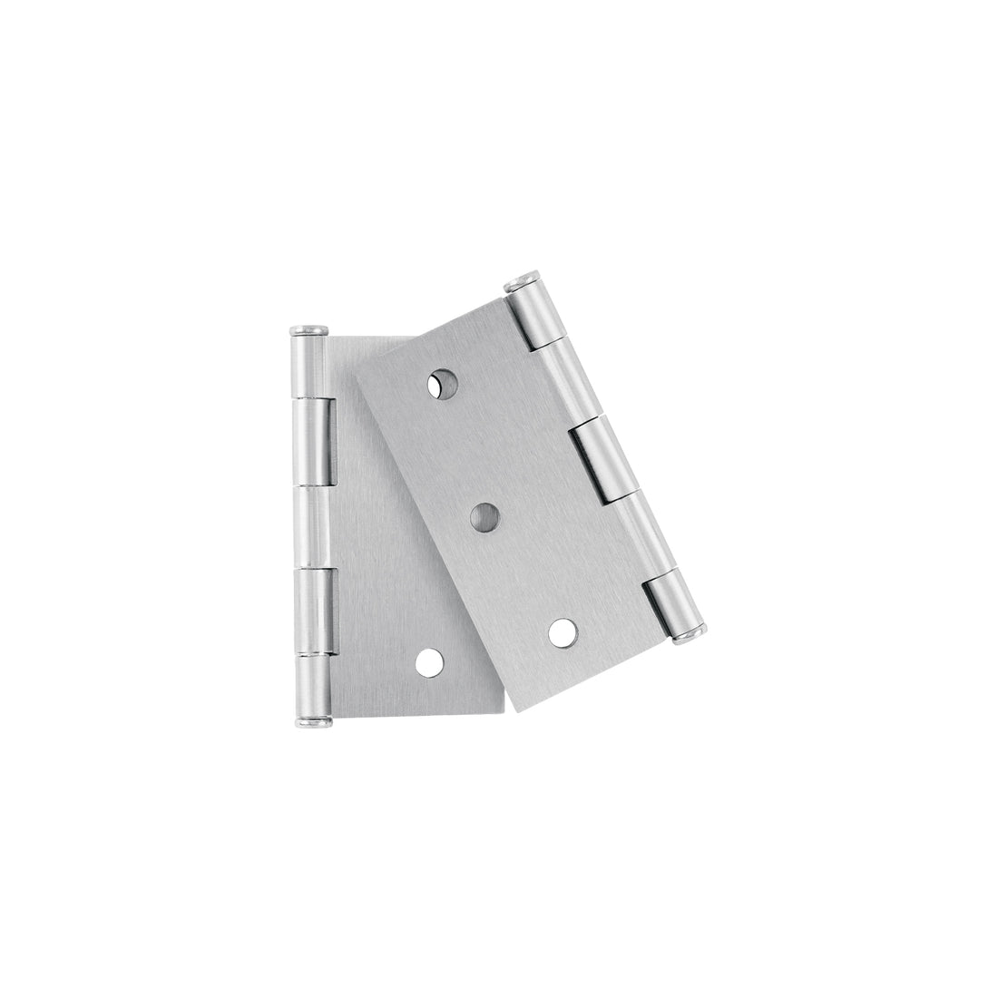 Bolsa c/2 bisagras cuadradas 3", plana, satinado, BASIC