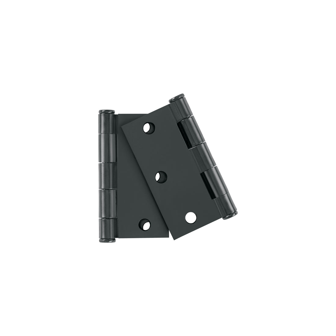 Bolsa 2 bisagras cuadradas 3" negro, cabeza plana