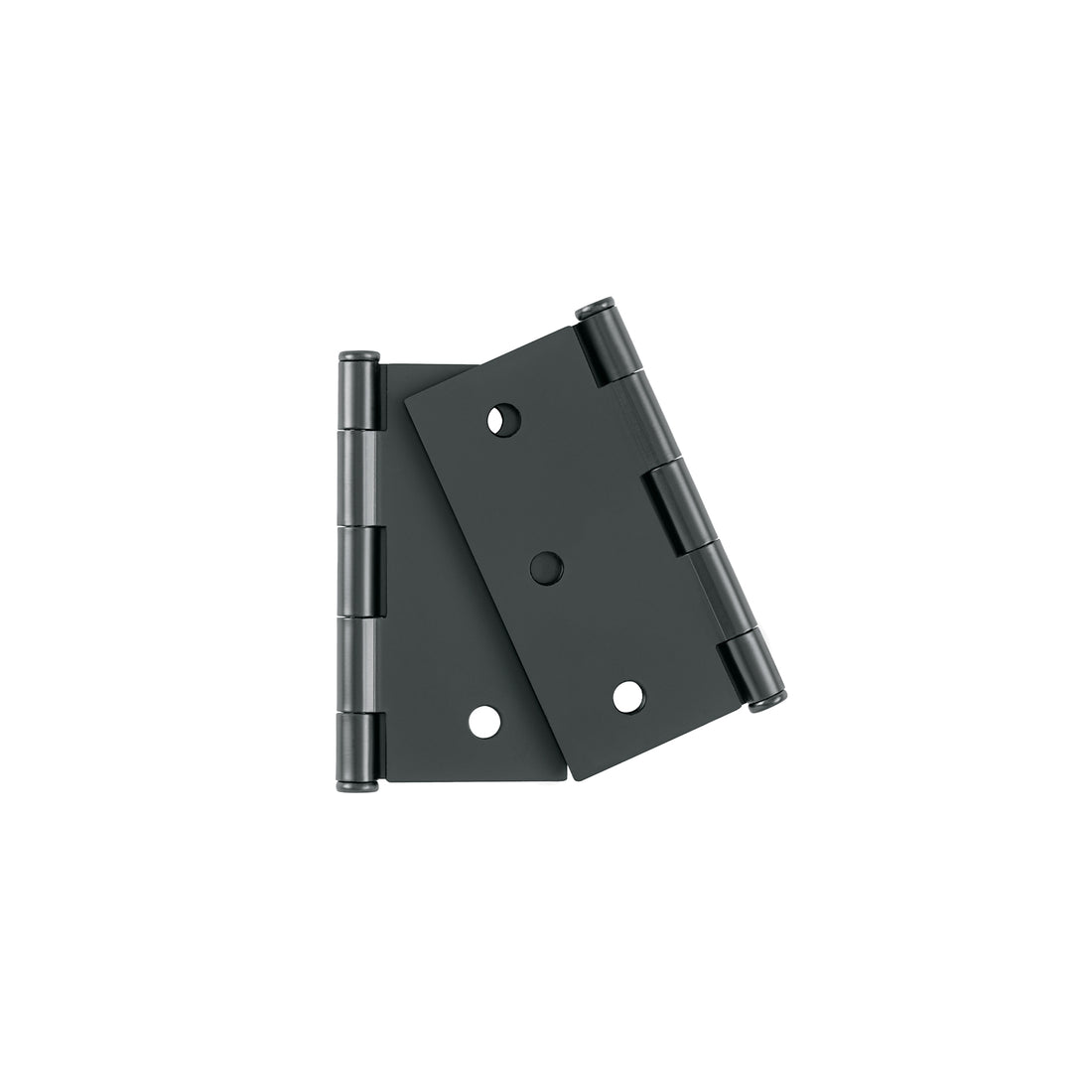 Bolsa c/2 bisagras cuadradas 3", plana, negro, BASIC