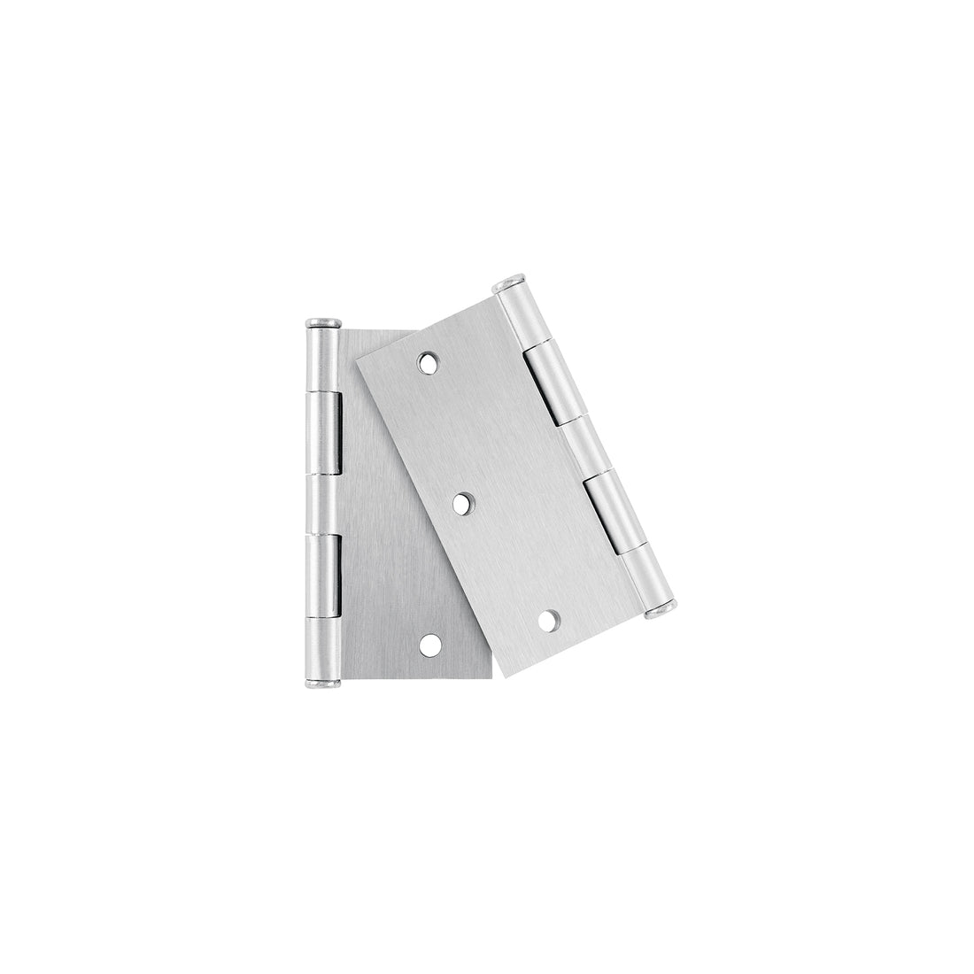 Bolsa c/2 bisagras cuadradas 3-1/2", plana, satinado, BASIC