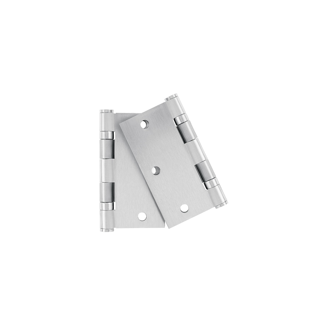 Bolsa 2 bisagras cuadradas 3-1/2" acero inox, cabeza plana
