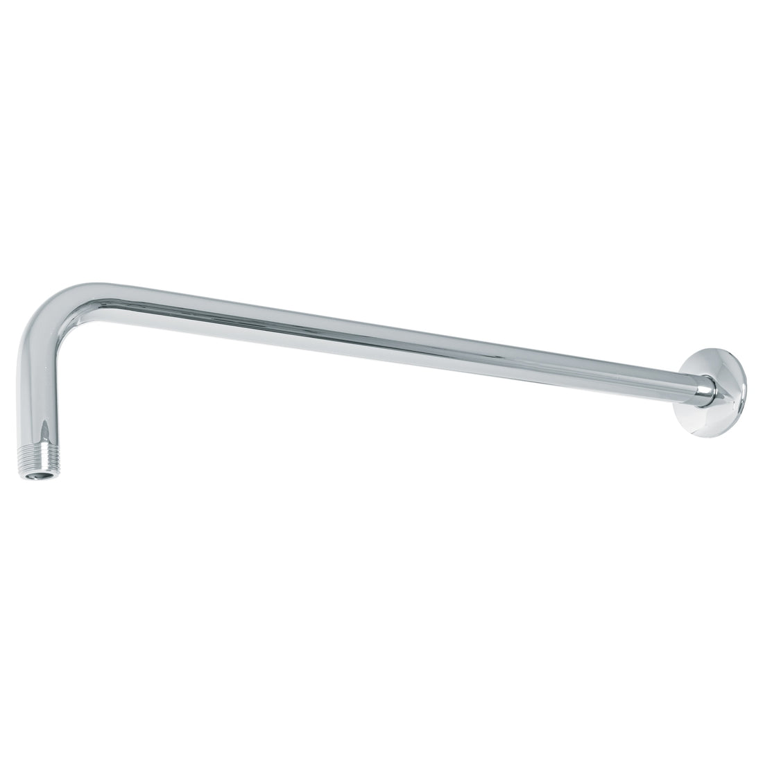 Brazo recto 50 cm con chapetón para regadera, cromo, FOSET