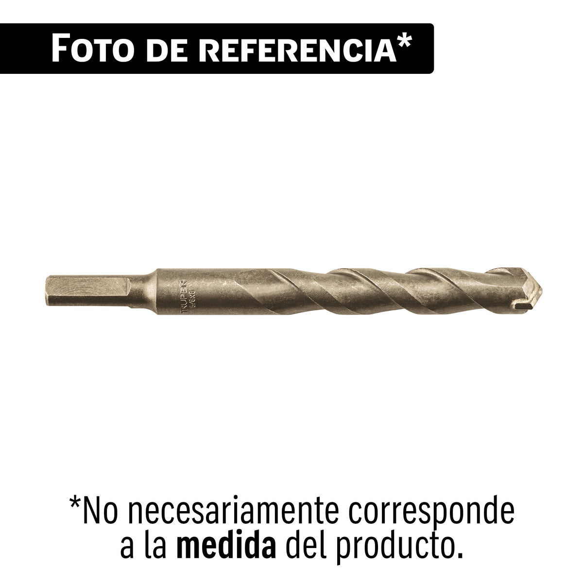 Broca para concreto de 1/2 x 12" en blíster, TRUPER