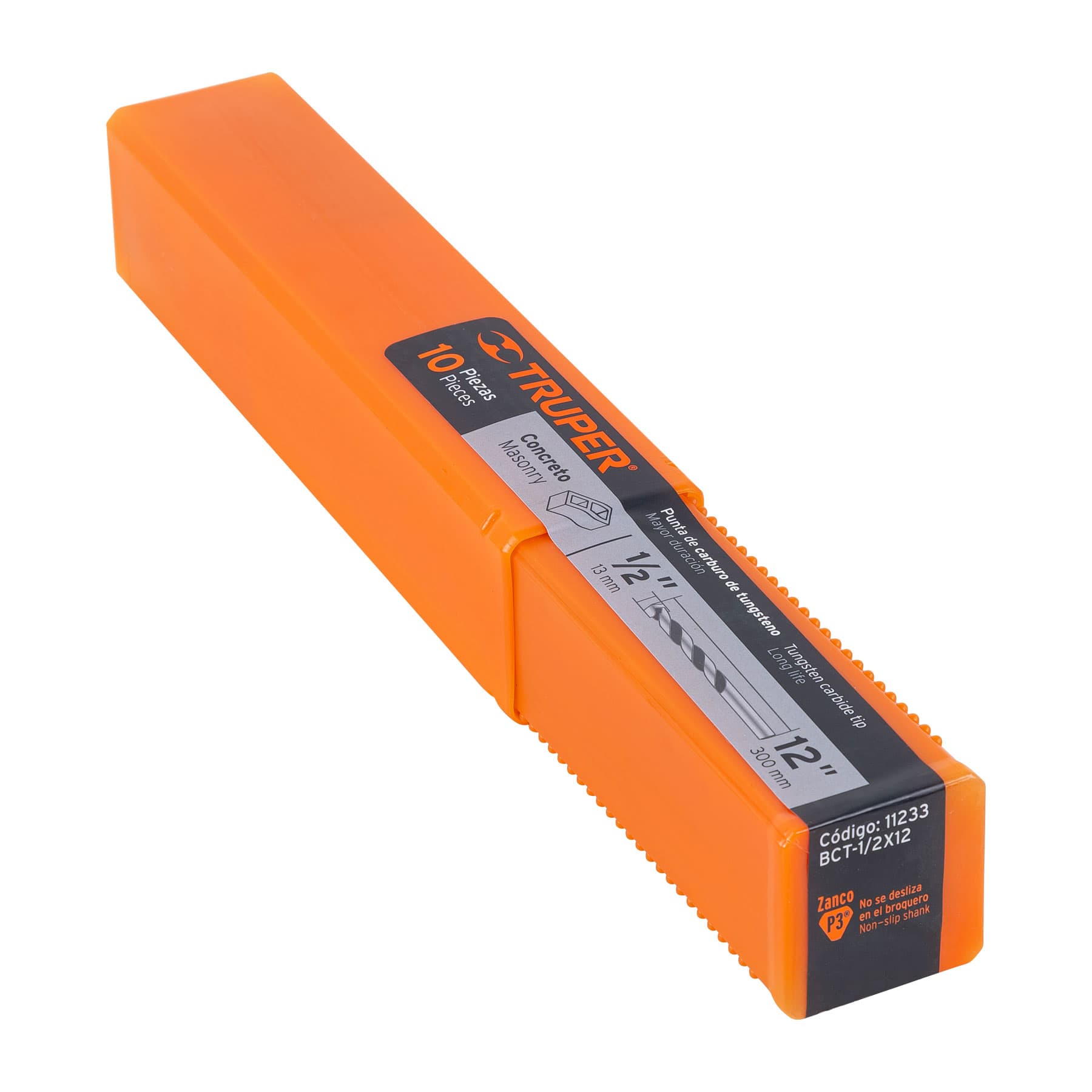Broca para concreto de 1/2 x 12", TRUPER