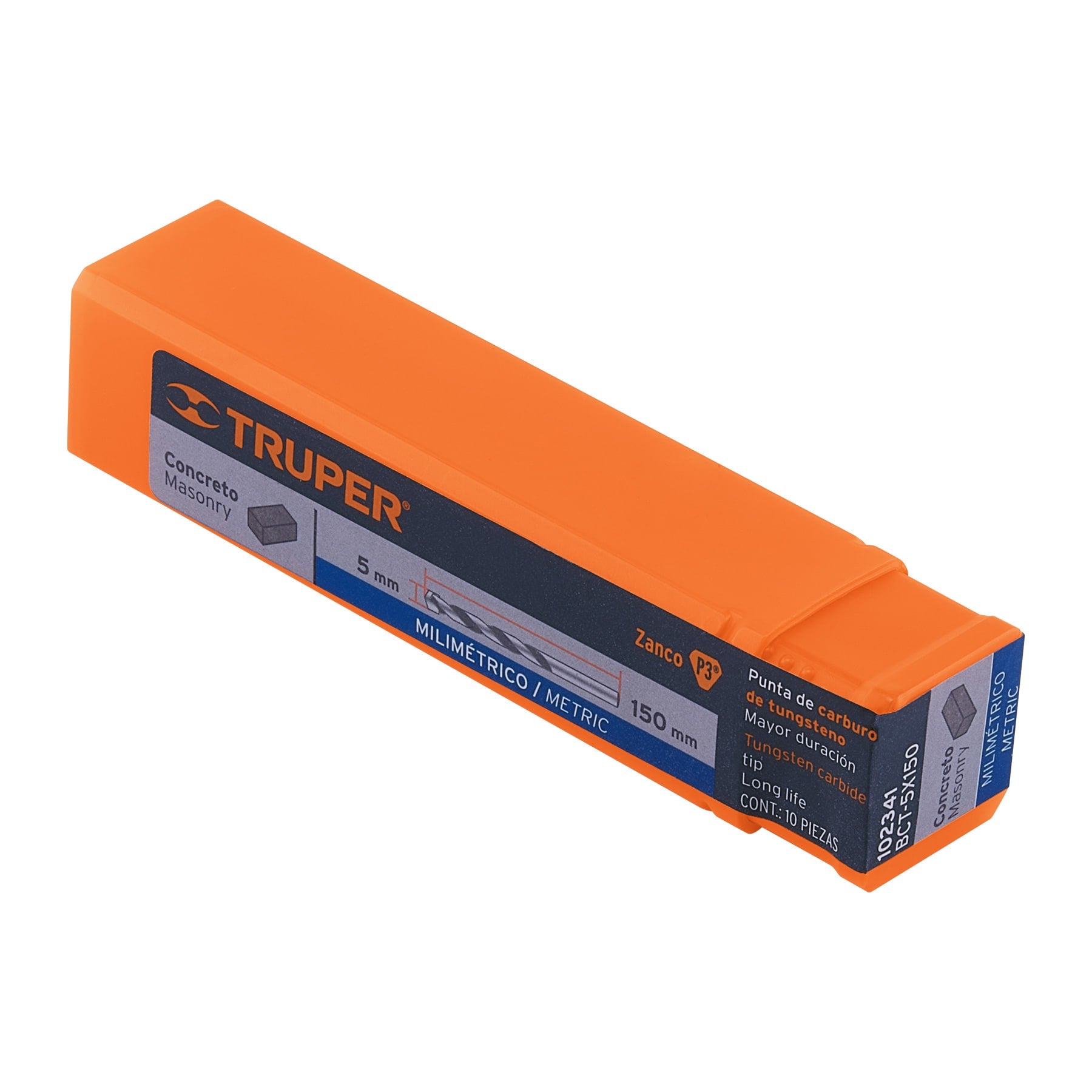 Broca para concreto 5 x 150 mm, TRUPER