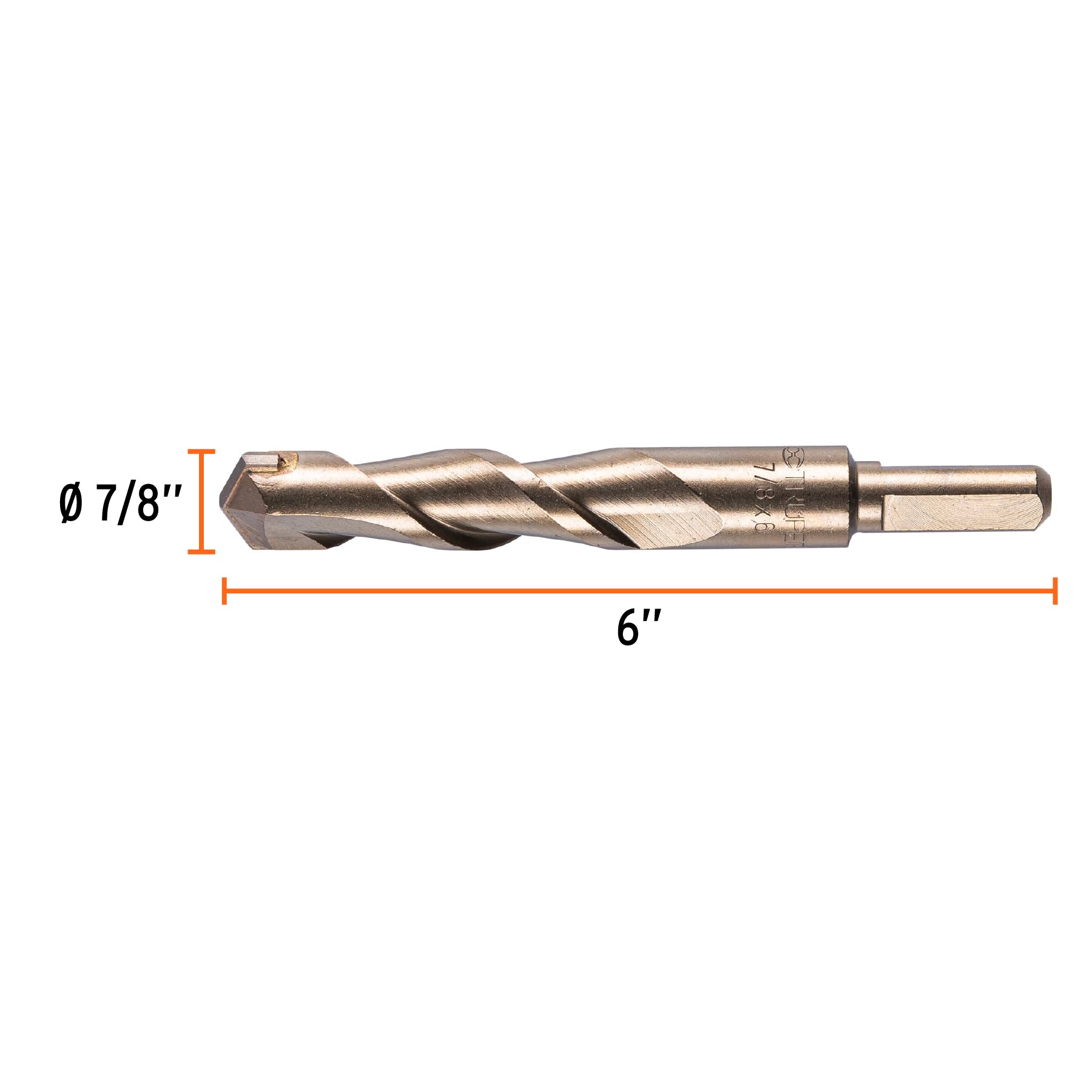 Broca para concreto de 7/8 x 6", TRUPER