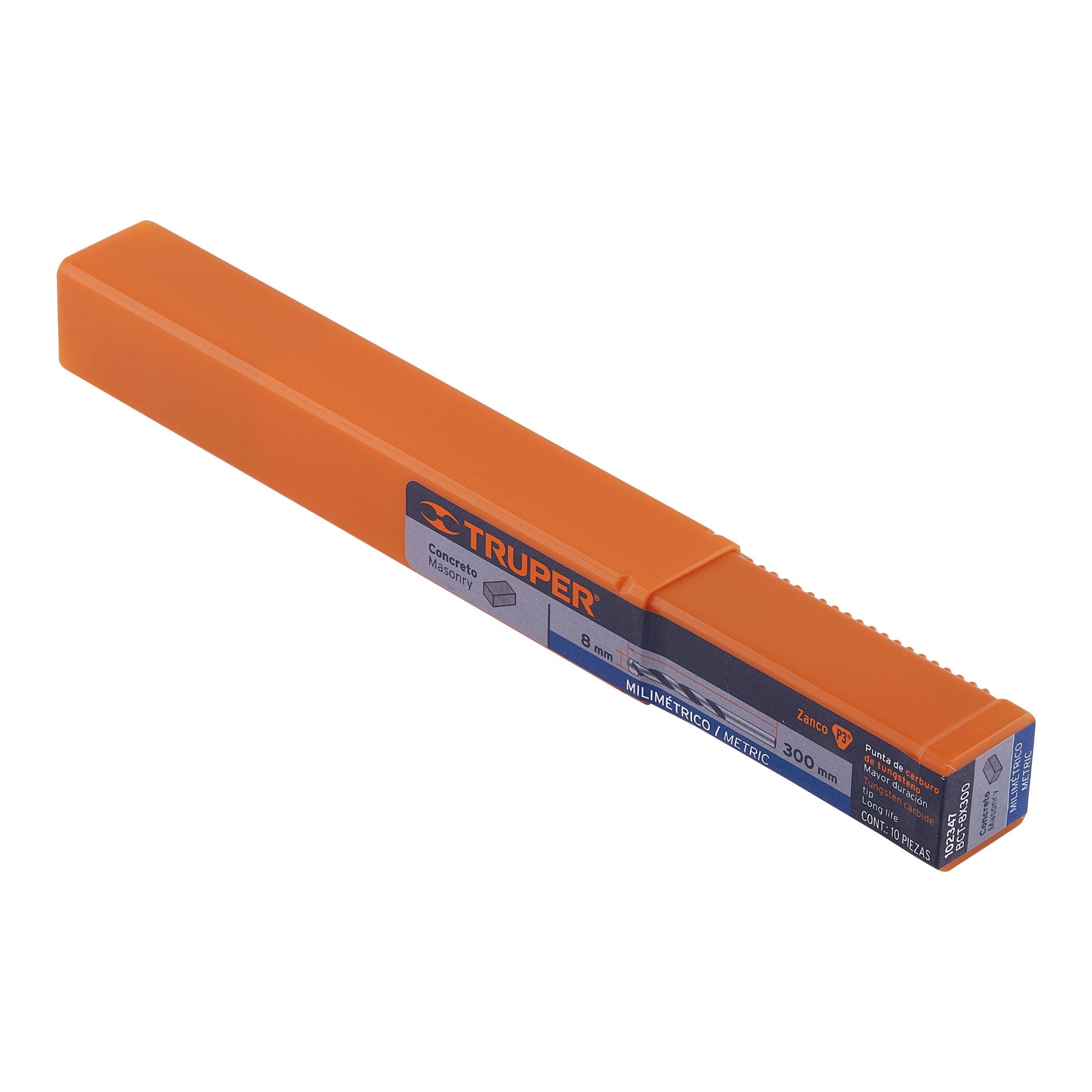 Broca para concreto 8 x 300 mm, TRUPER