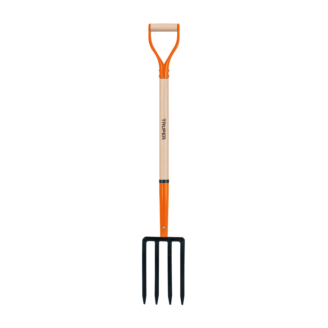 Bieldo para jardín, 4 dientes, mgo 34", puño "Y", TRUPER