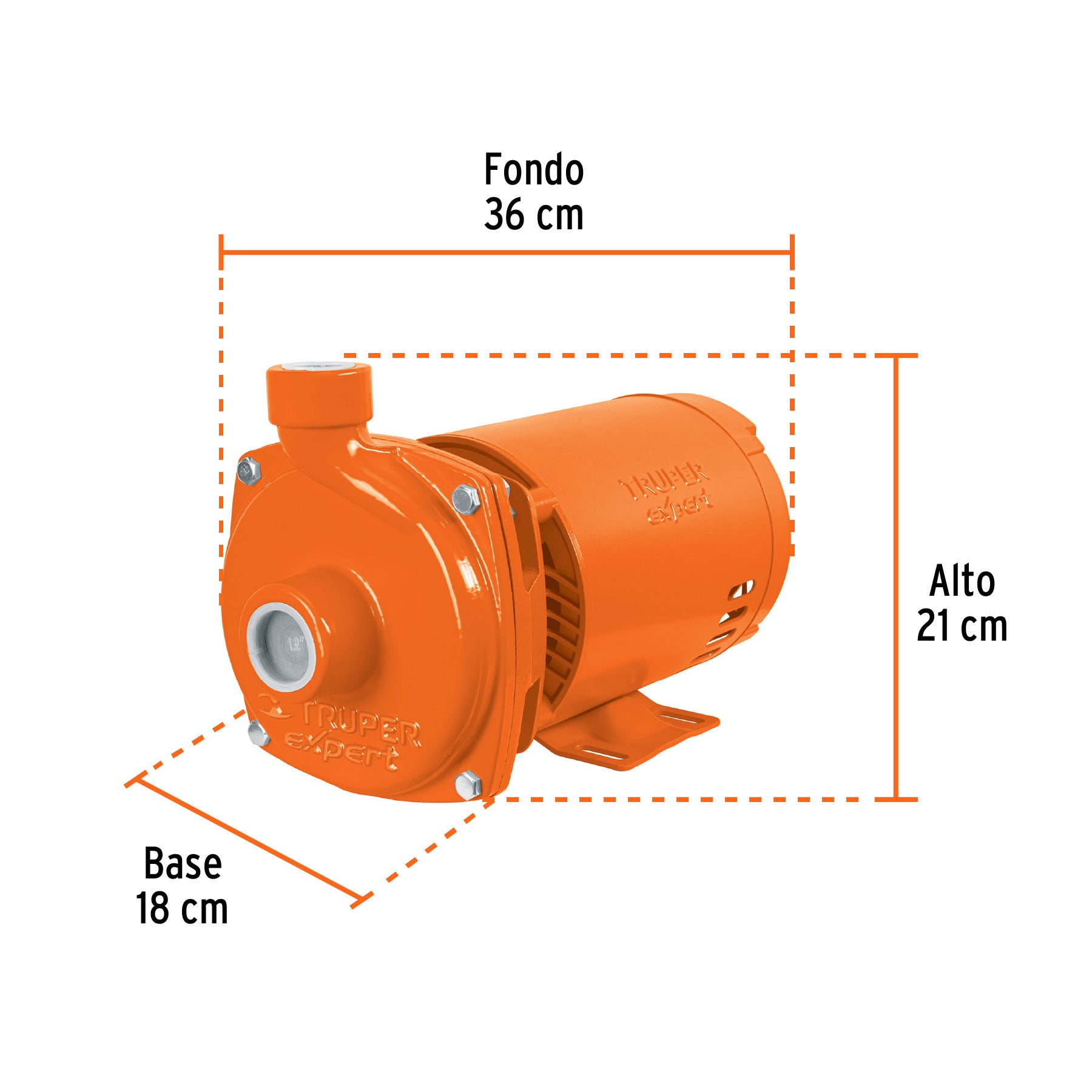 Bomba centrífuga para agua, 1 HP, TRUPER EXPERT