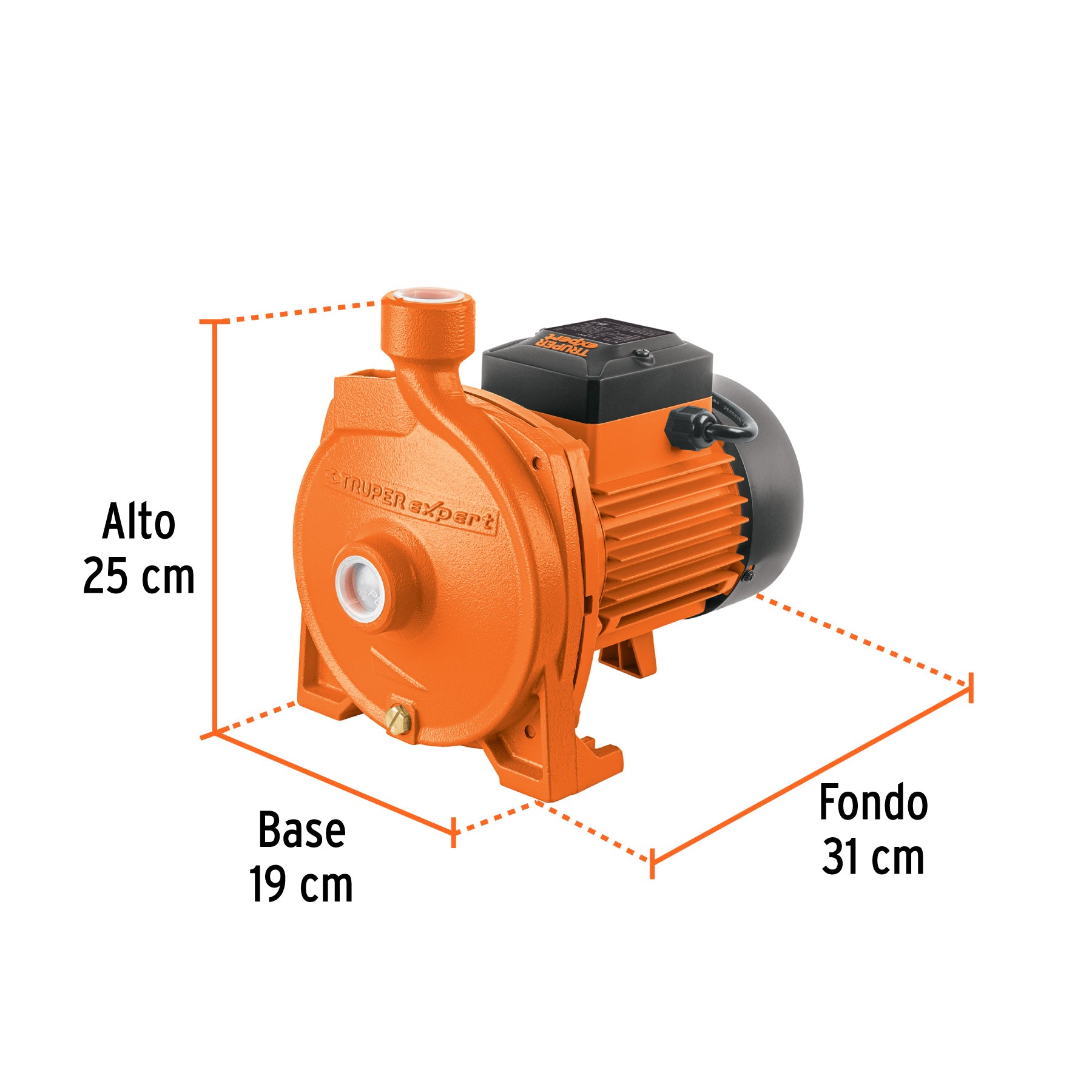 Bomba centrífuga para agua modelo europeo, 1 HP, EXPERT